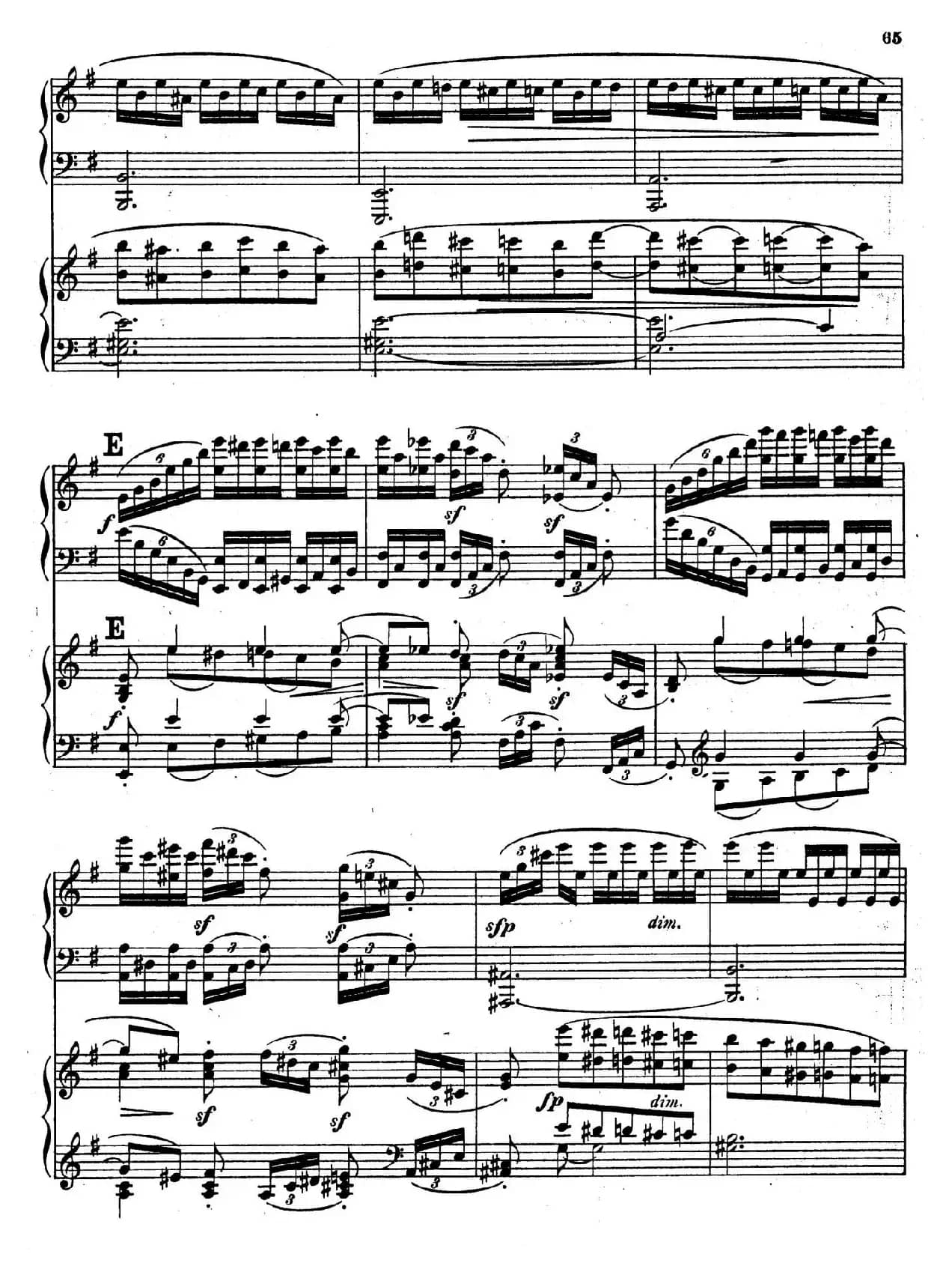 Symphony No.4 in e Minor Op.98（e小调第四交响曲·双钢琴）