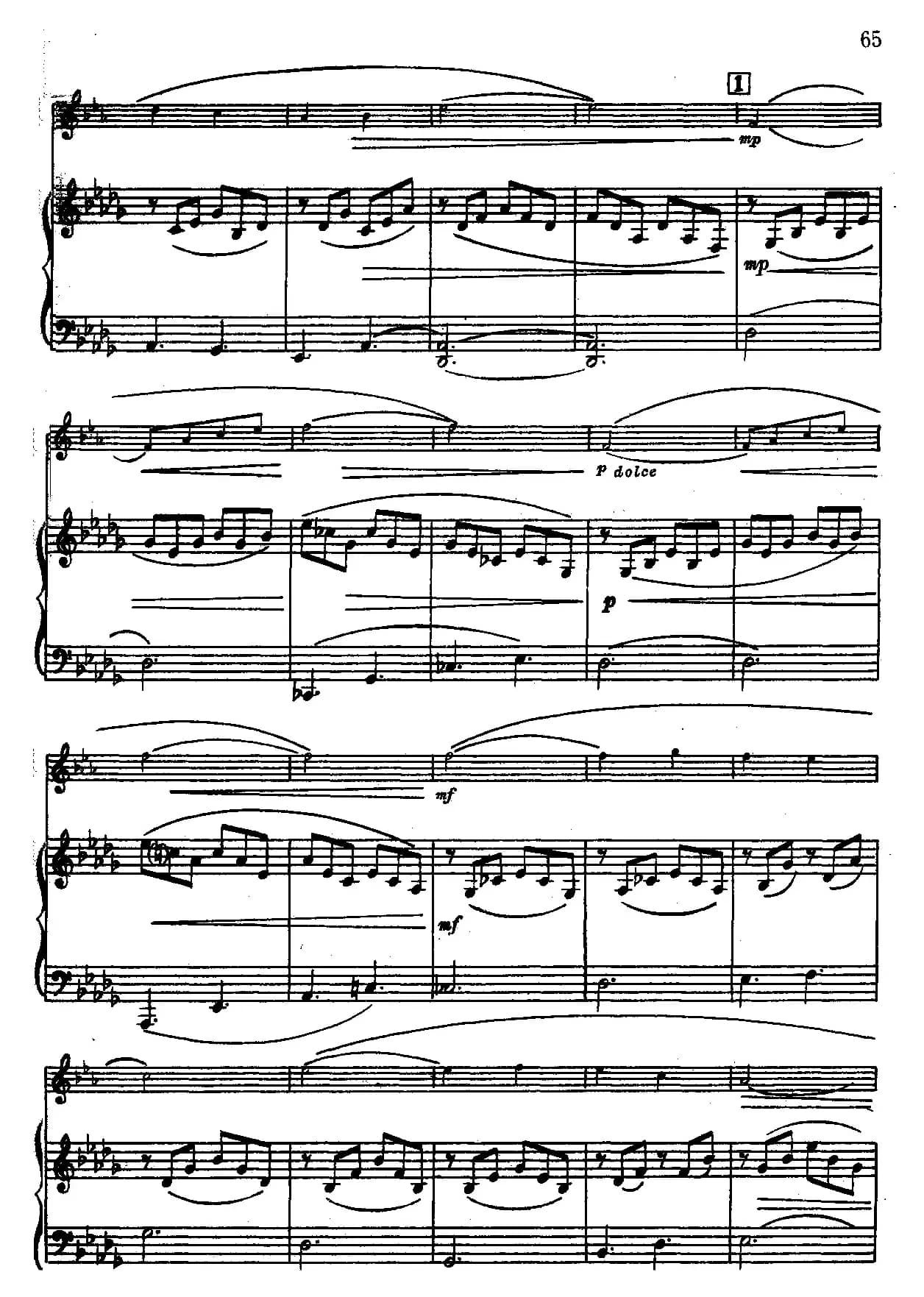 组曲（1）（小号+钢琴伴奏）