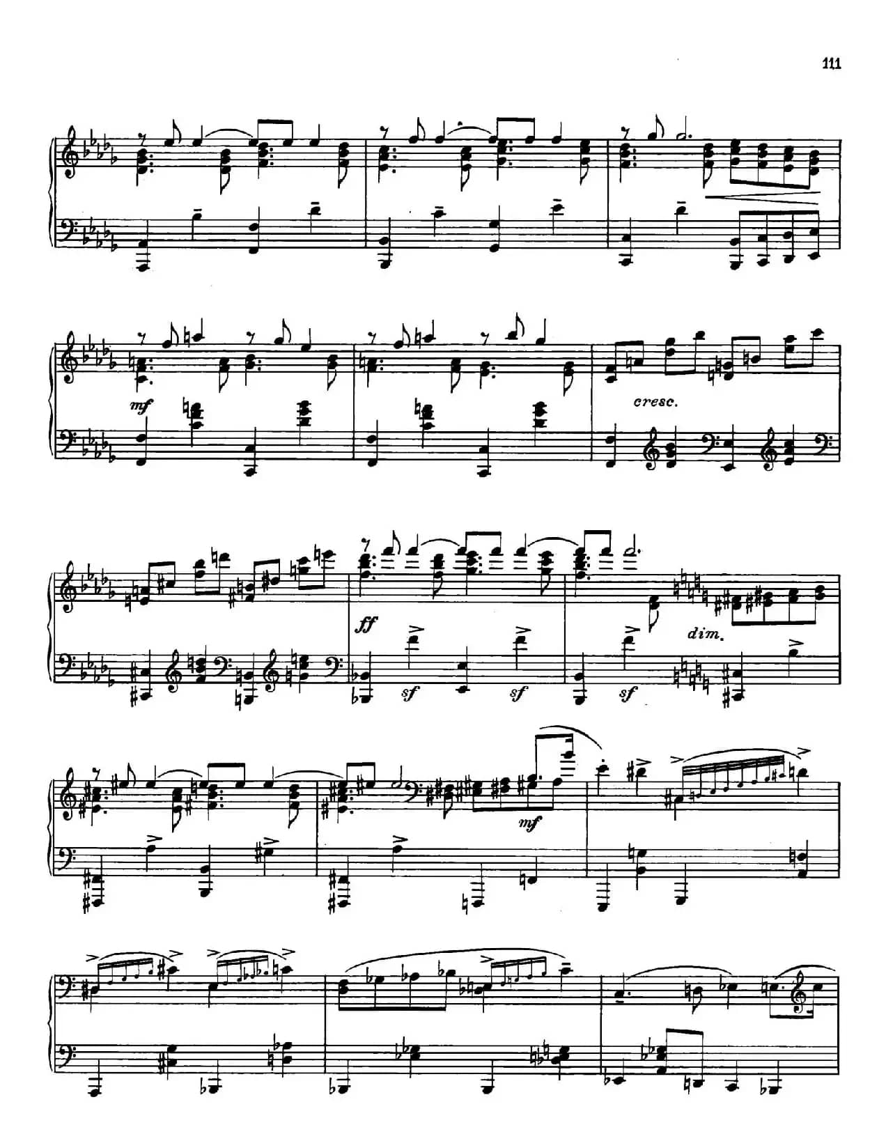 Prokofiev - Ten Pieces Op.12（普罗科菲耶夫-10首小品·8）