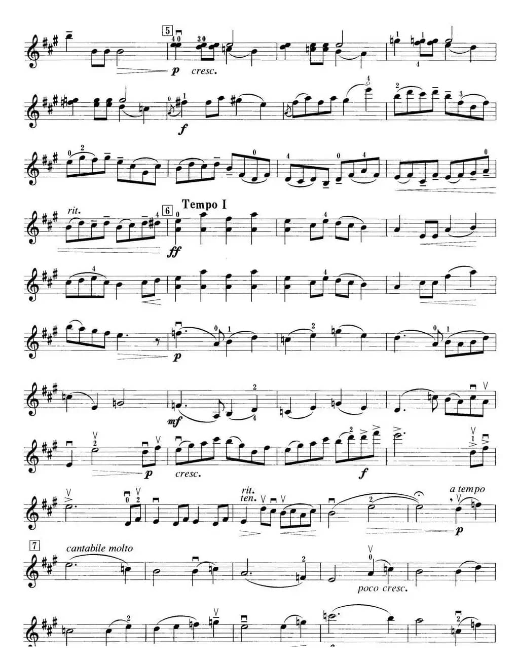 小提琴考级第五级：外国乐曲（6首）