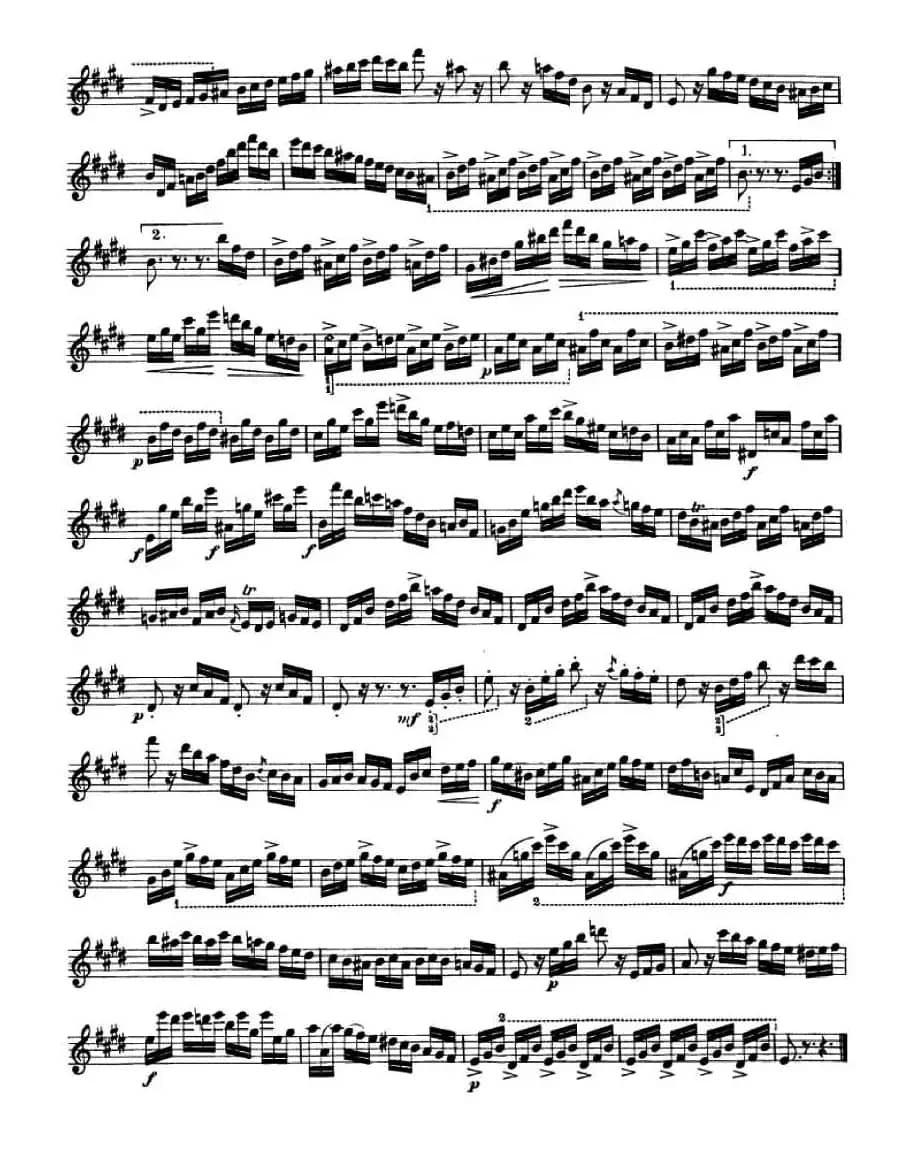 24首小提琴练习曲之9 