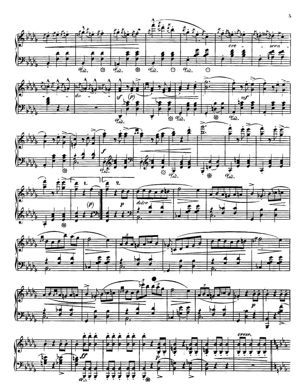 Grande valse brillante Op18（降E大调华丽圆舞曲Op.18 ）