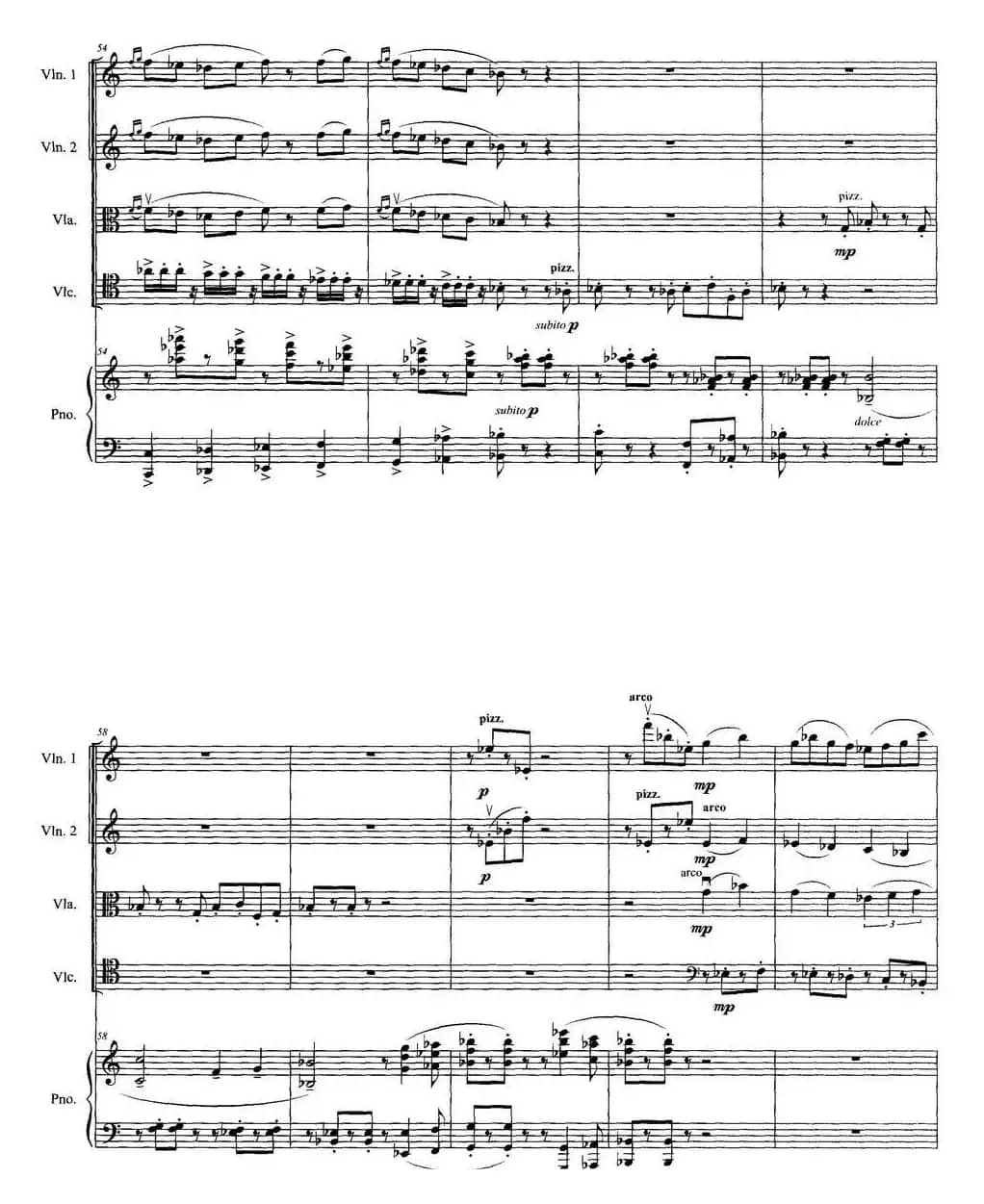 《赛龙夺锦》主题狂想曲（为钢琴弦乐五重奏而作）