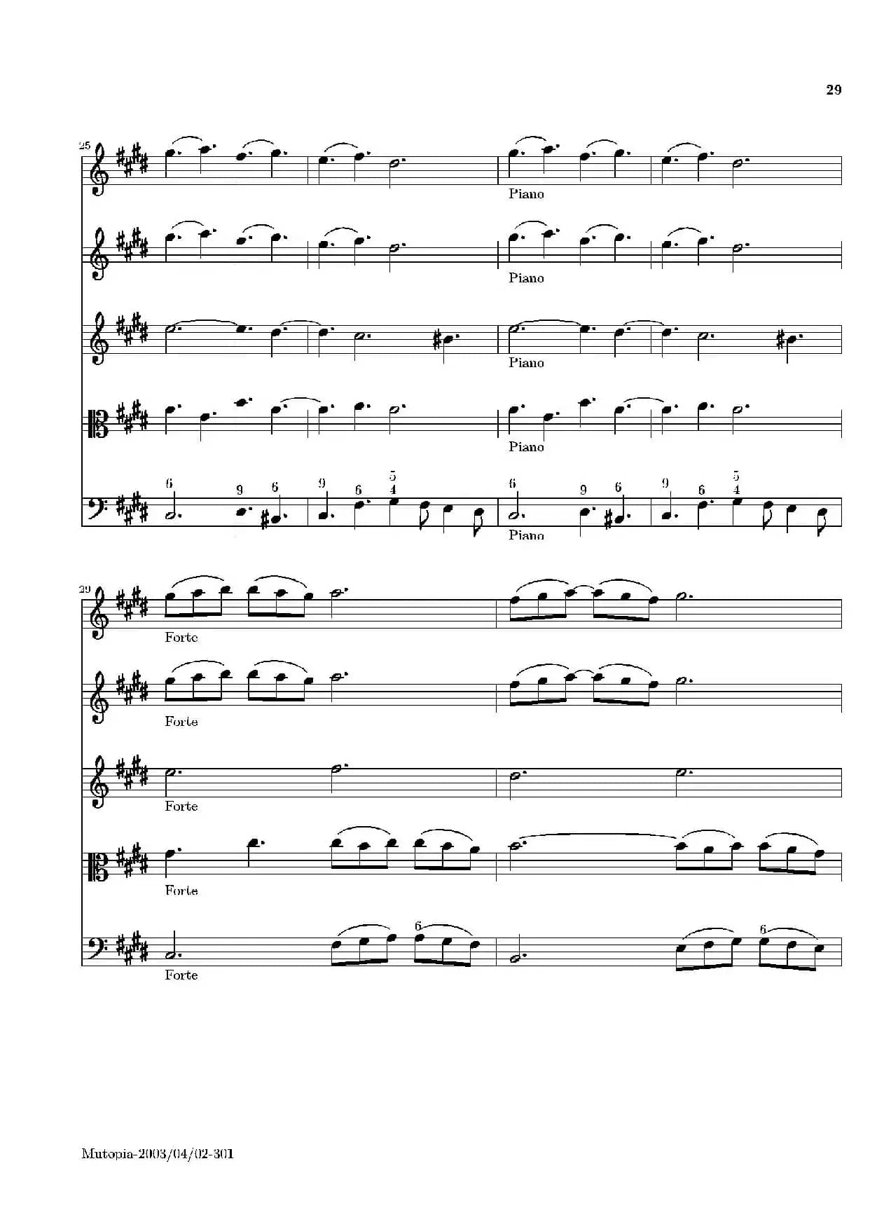 La Primavera·Spring（四季·春）（弦乐协奏曲总谱）