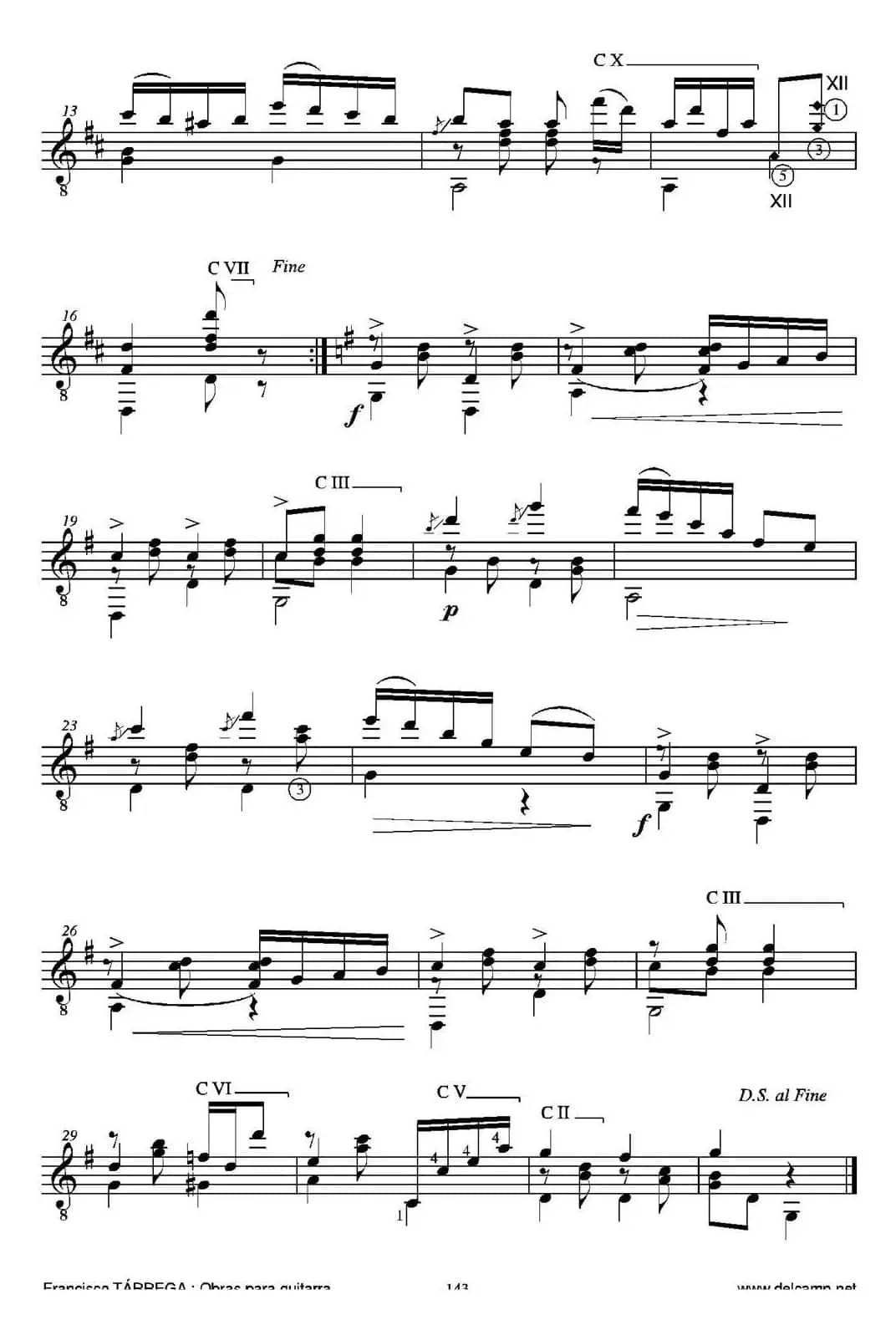 ROSITA(Polka A la Srta.Da.Rosita Gonzales de Melo)（古典吉他）