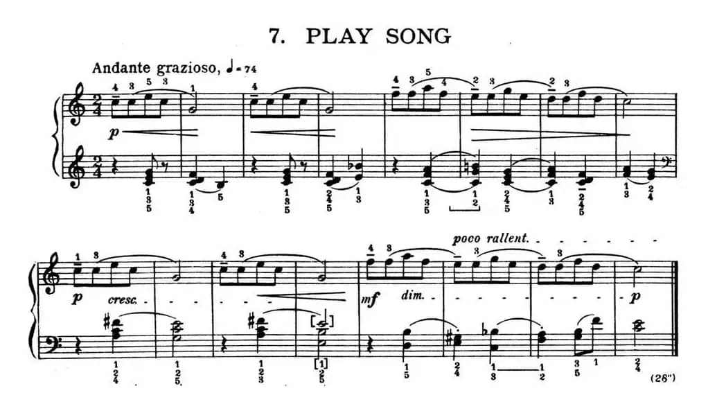 For Children Sz.42（献给孩子们·7）