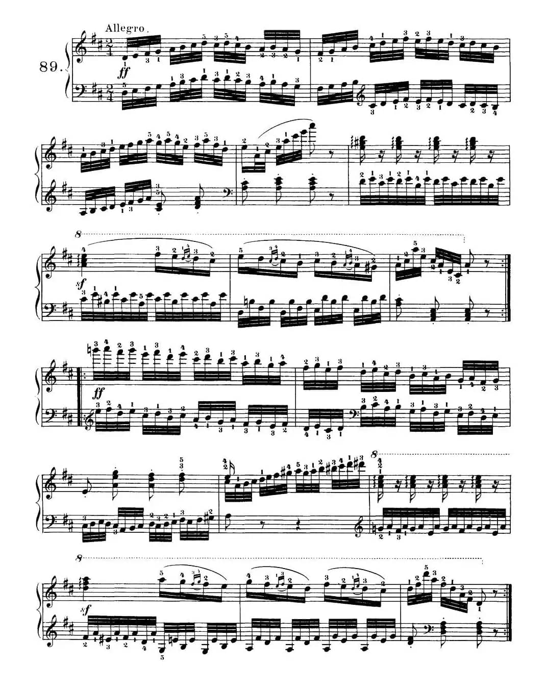 One Hundred and Ten Easy and Progressive Exercises Op.453(车尔尼110首简易练习曲 81——89)