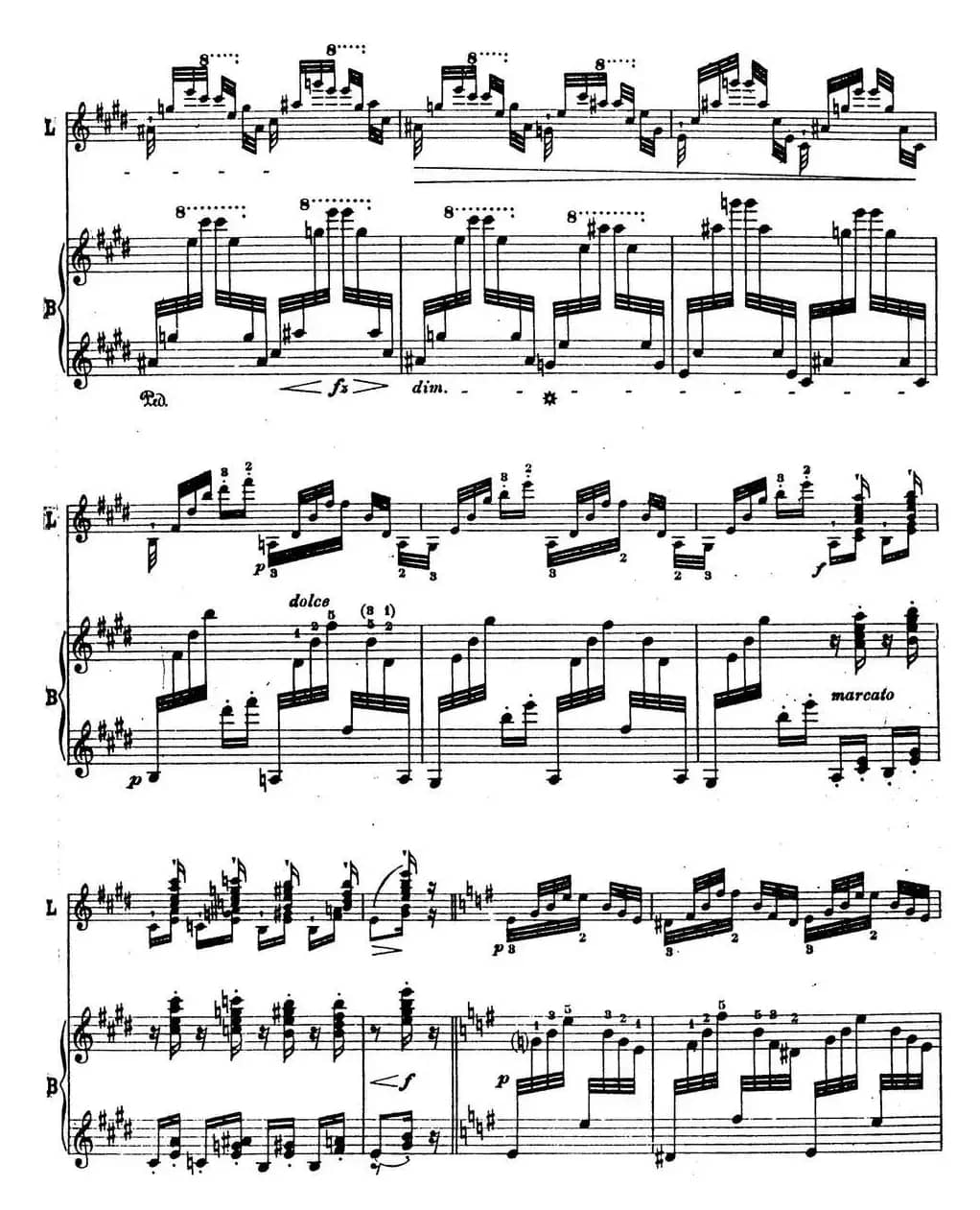 6首帕格尼尼大练习曲（Arpeggio Etude Nr.4）