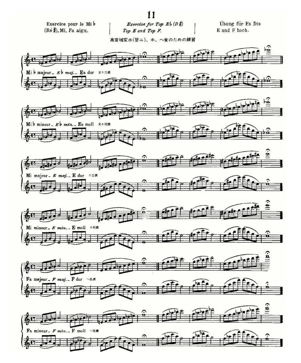 初级练习之11（Alphonse Ludec - Debutant Flutiste）