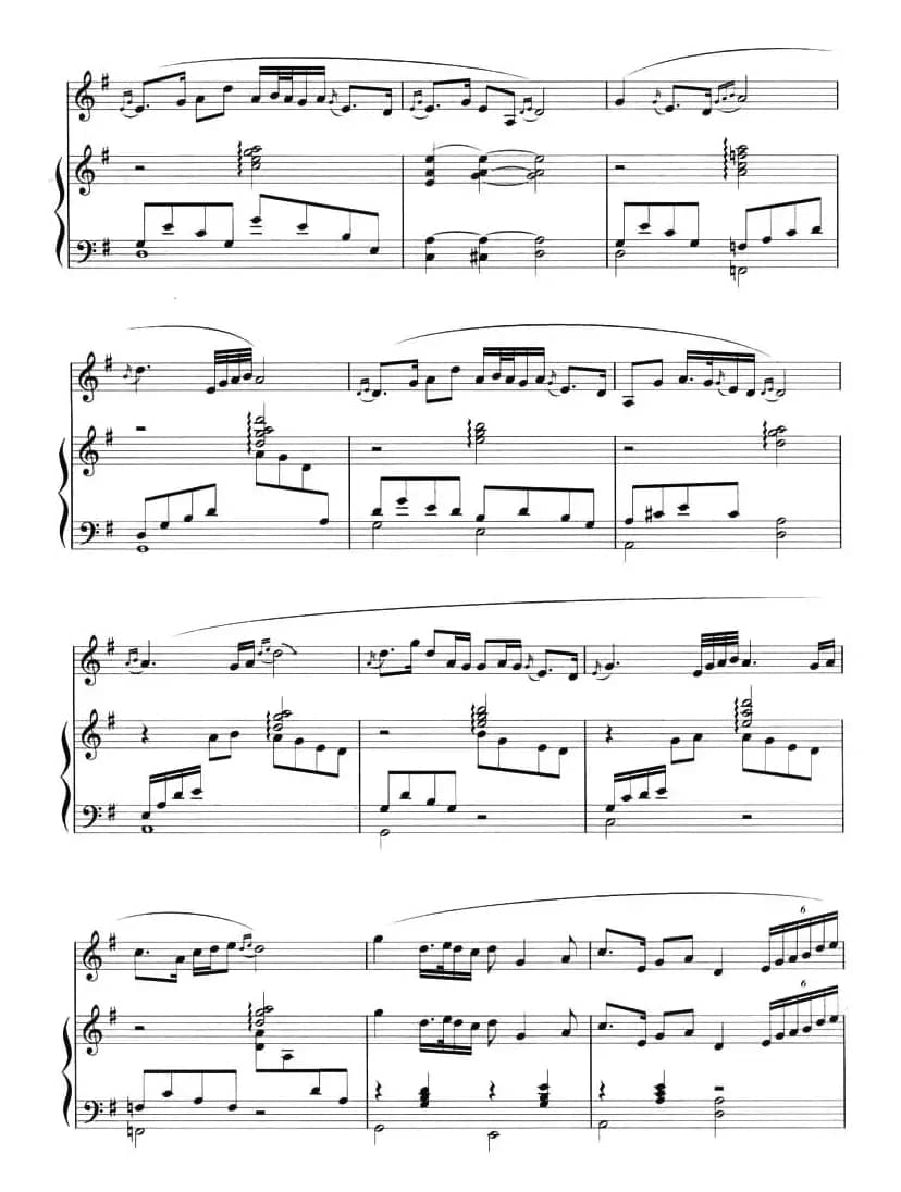 乡歌（十孔笛+钢琴）