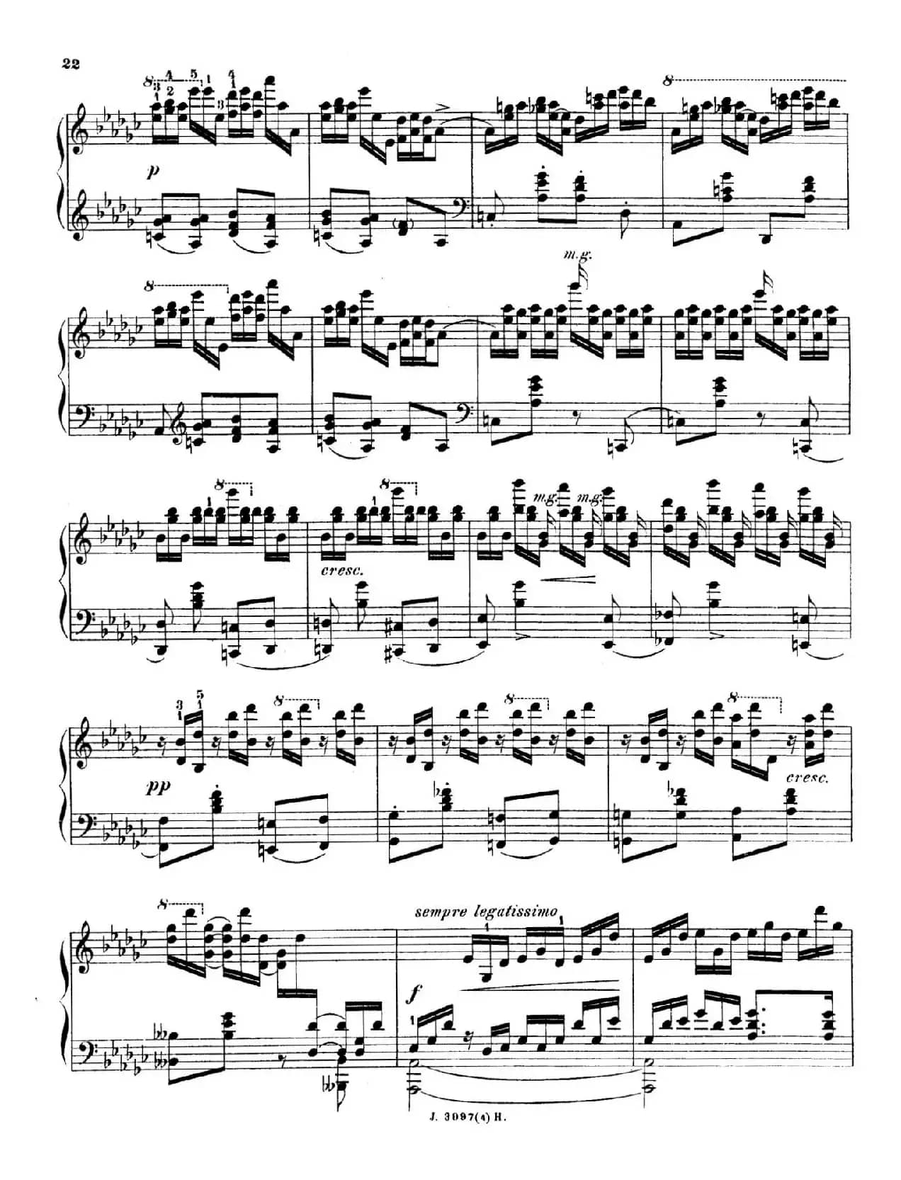 6 Etudes de Concert（6首音乐会练习曲·4）