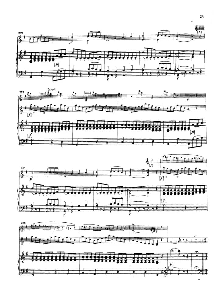 第三协奏曲第三乐章 G大调 Op.216（小提琴和钢琴）