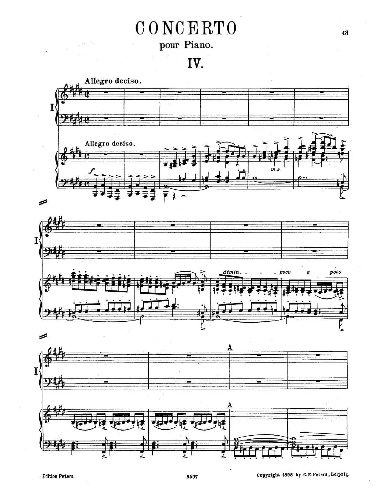 Piano Concerto in E Major Op.59(E大调钢琴协奏曲·双钢琴·第四乐章)