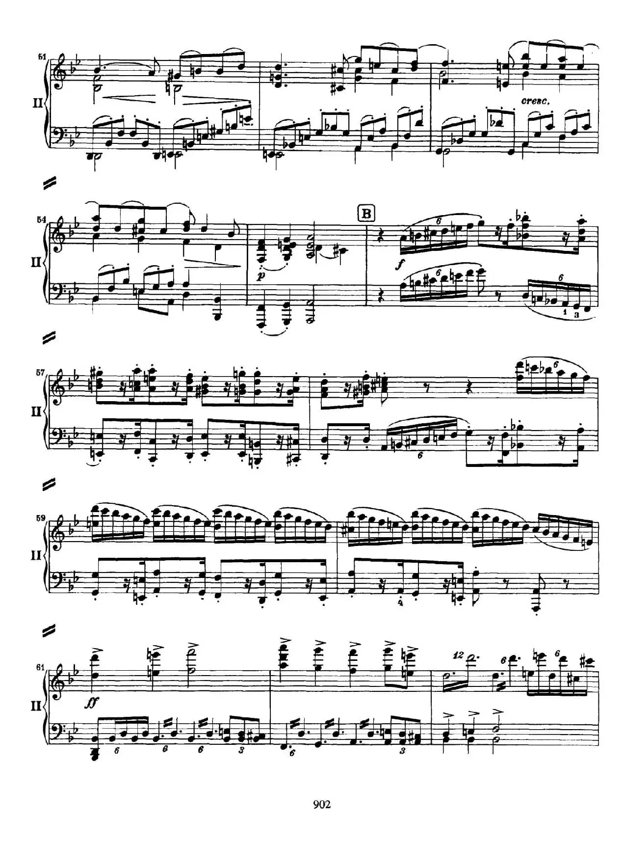 降B大调第二钢琴协奏曲 （P1——10）