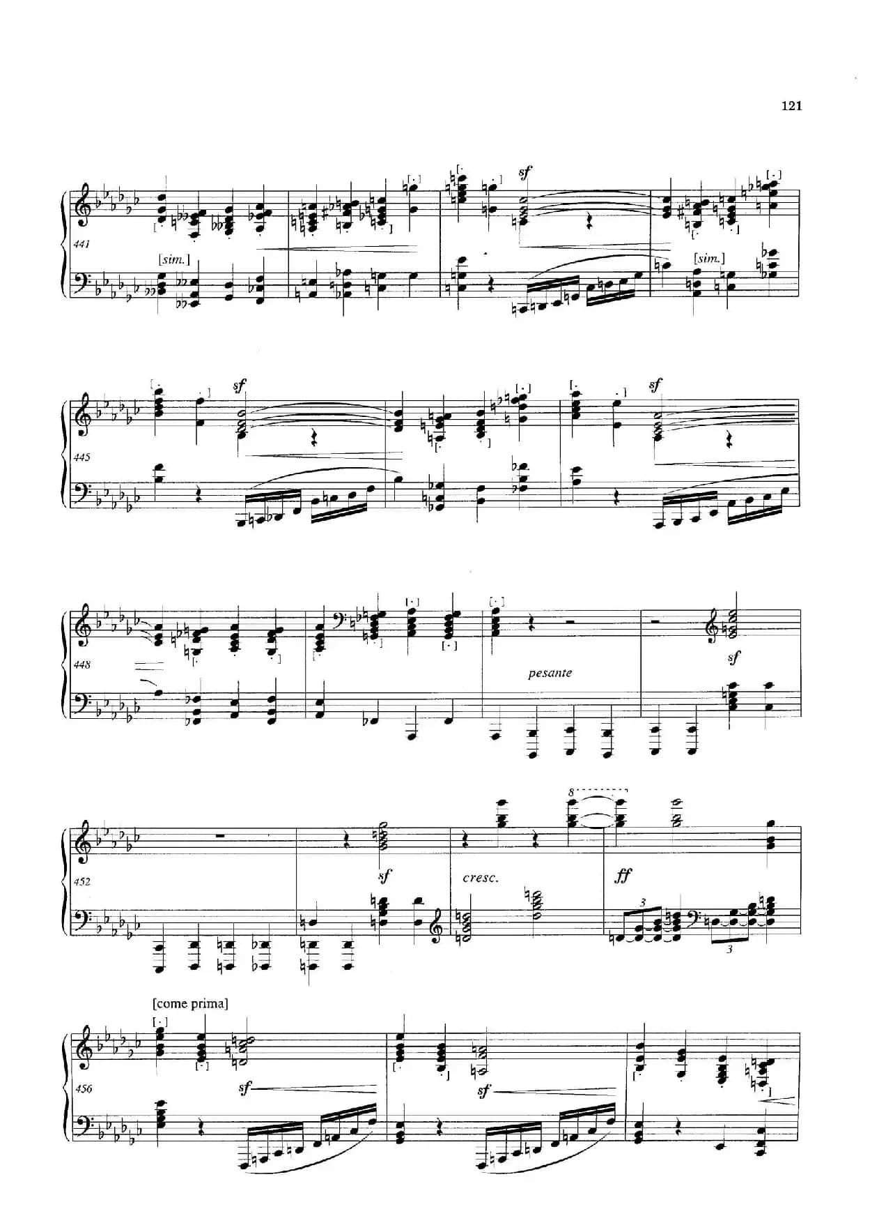 Variations and Fuge in e-flat Minor Op.23（降e小调主题变奏与赋格）