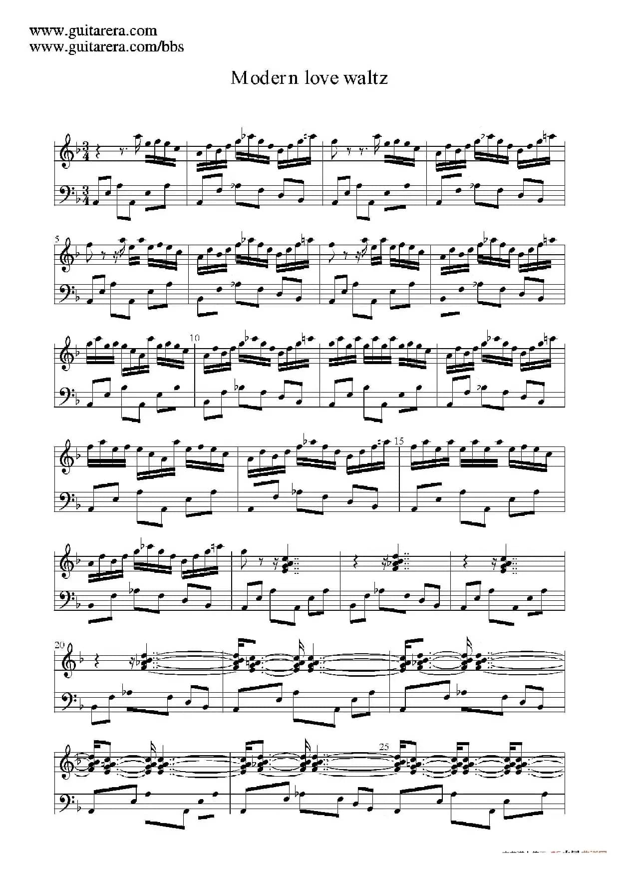 Modern Love Waltz (现代爱情圆舞曲)