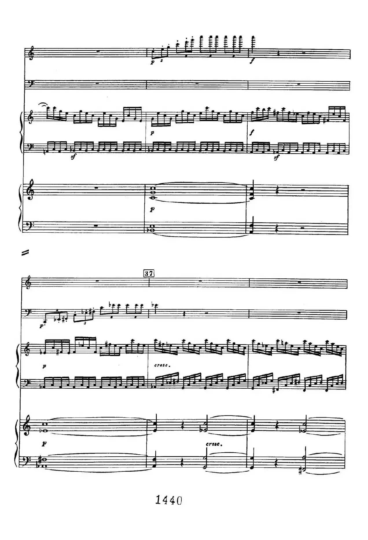 Triple Concerto in C Major Op.56(C大调三重协奏曲·双钢琴·Ⅰ)