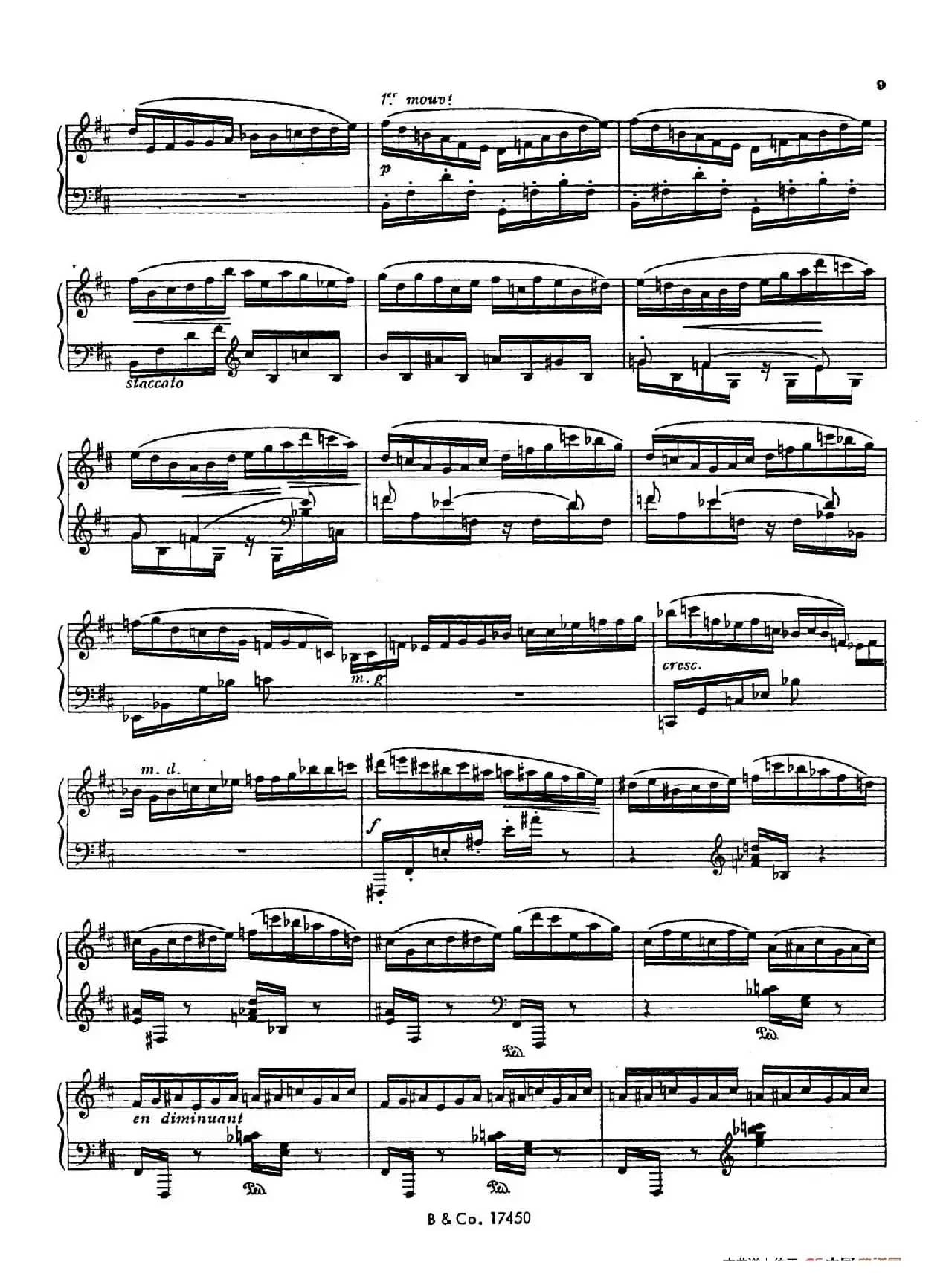 Premiere Etude de Concert Op.65(第一号音乐会练习曲)