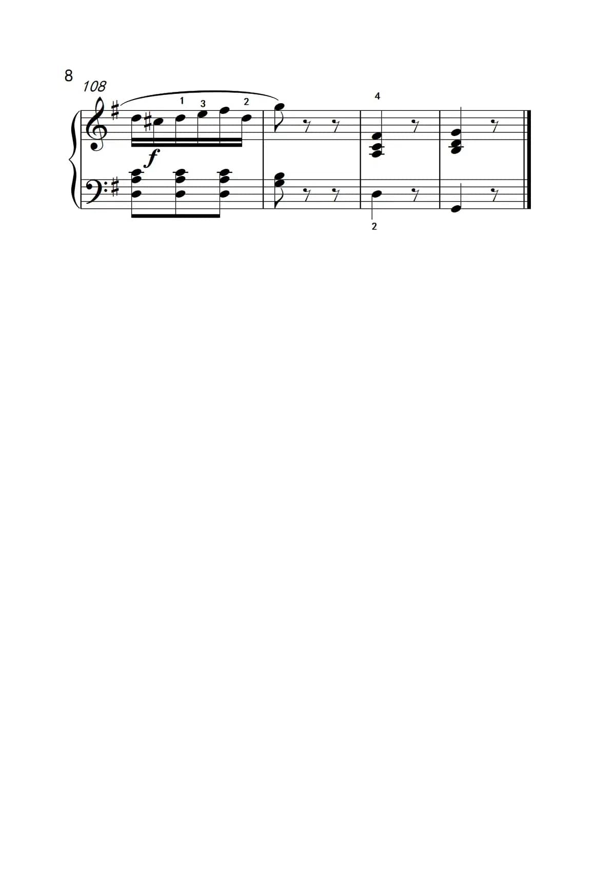 第四级 2.回旋曲（中央音乐学院 钢琴（业余）考级教程 4-6级）