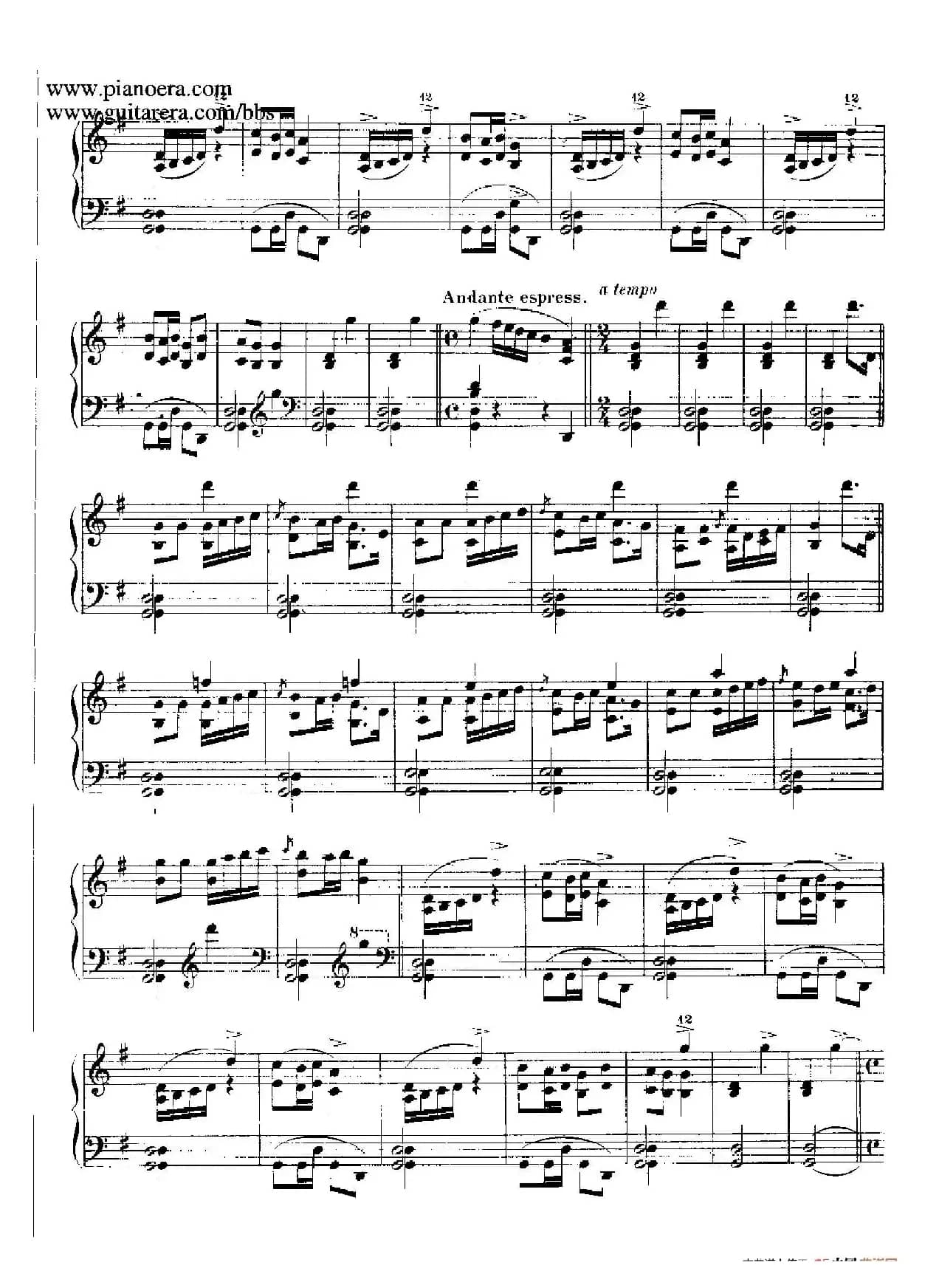 12 Spanish Danses Op.37（12首西班牙舞曲·4）
