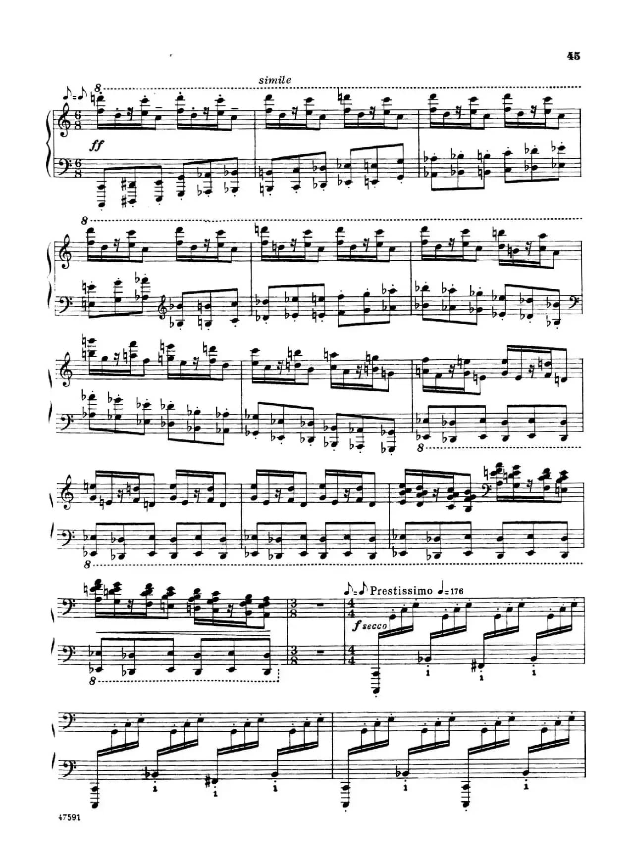 Piano Sonata in E-flat Major Op.95（降E大调钢琴奏鸣曲·Ⅲ）