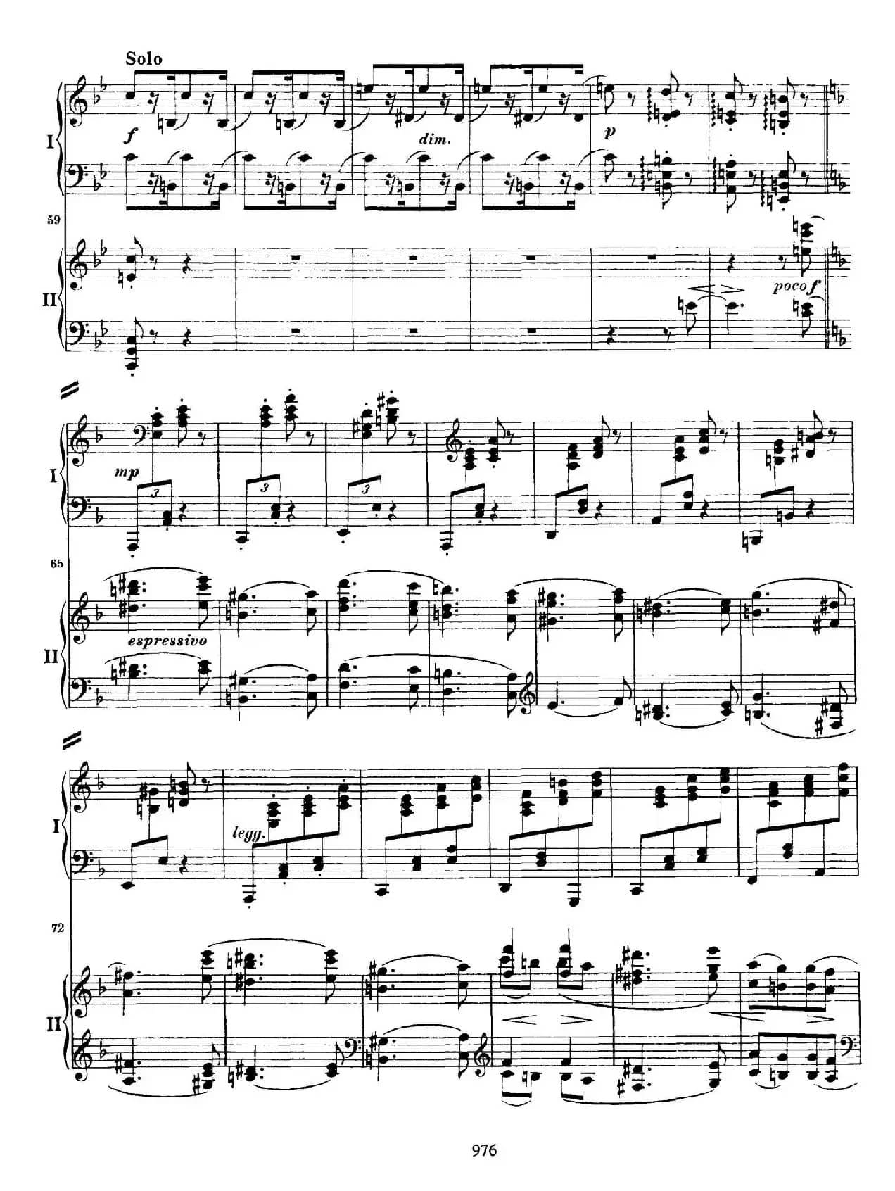 降B大调第二钢琴协奏曲（P71——80）