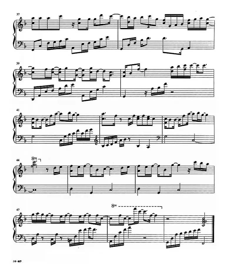 流行歌曲改编的钢琴曲：我们就到这