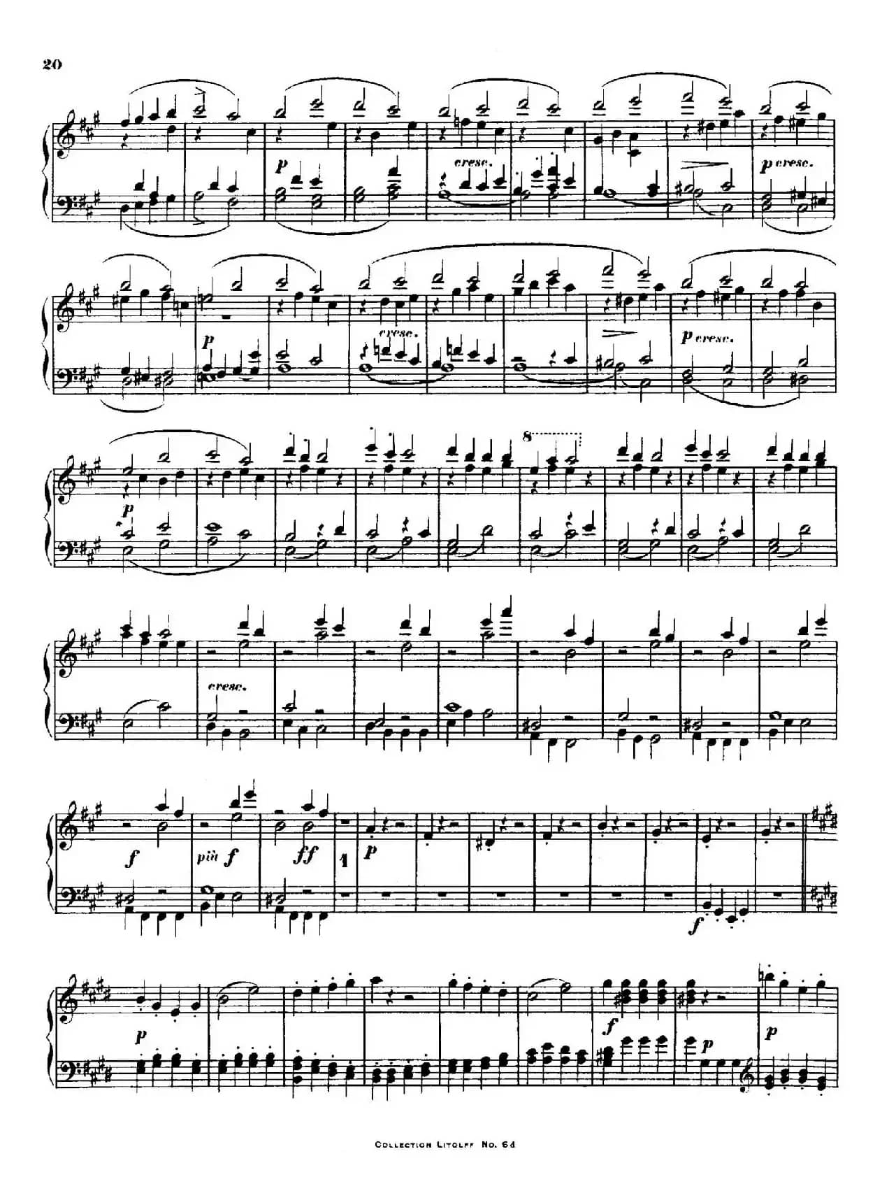 Quartet No.14(升c小调第十四弦乐四重奏钢琴版)