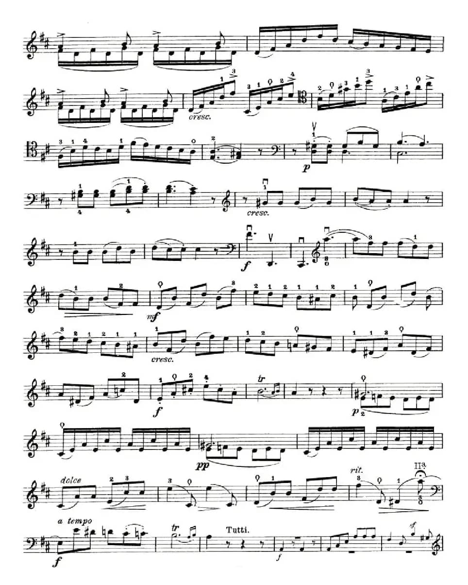 J. Haydn Concerto in D Major（海顿D大调大提琴协奏曲 [大提琴谱]）