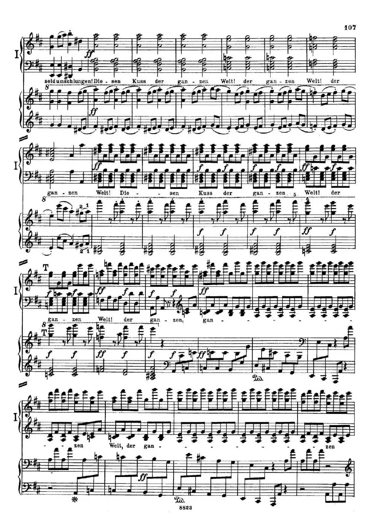 d小调第九交响曲 Op.125（双钢琴P103——109）