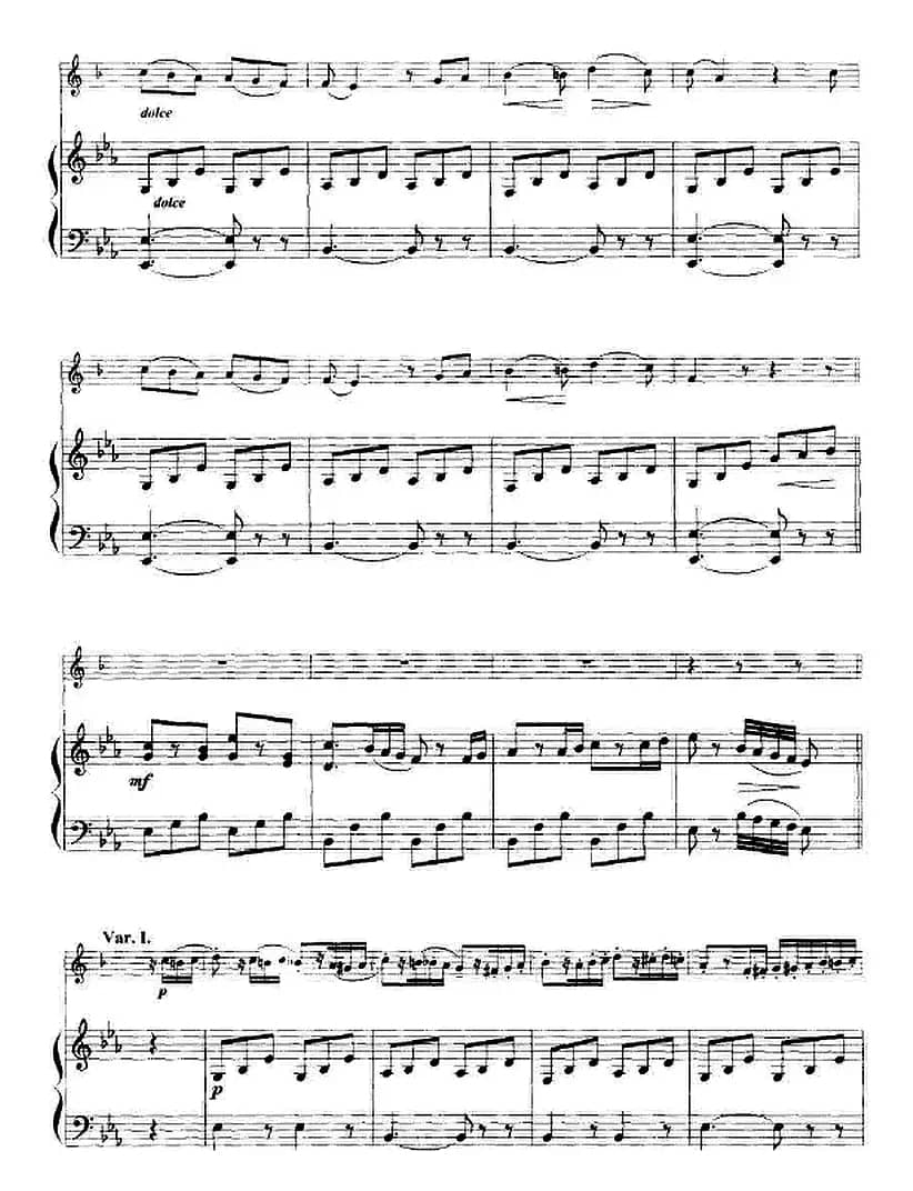 威尼斯狂欢节（小号+钢琴伴奏）