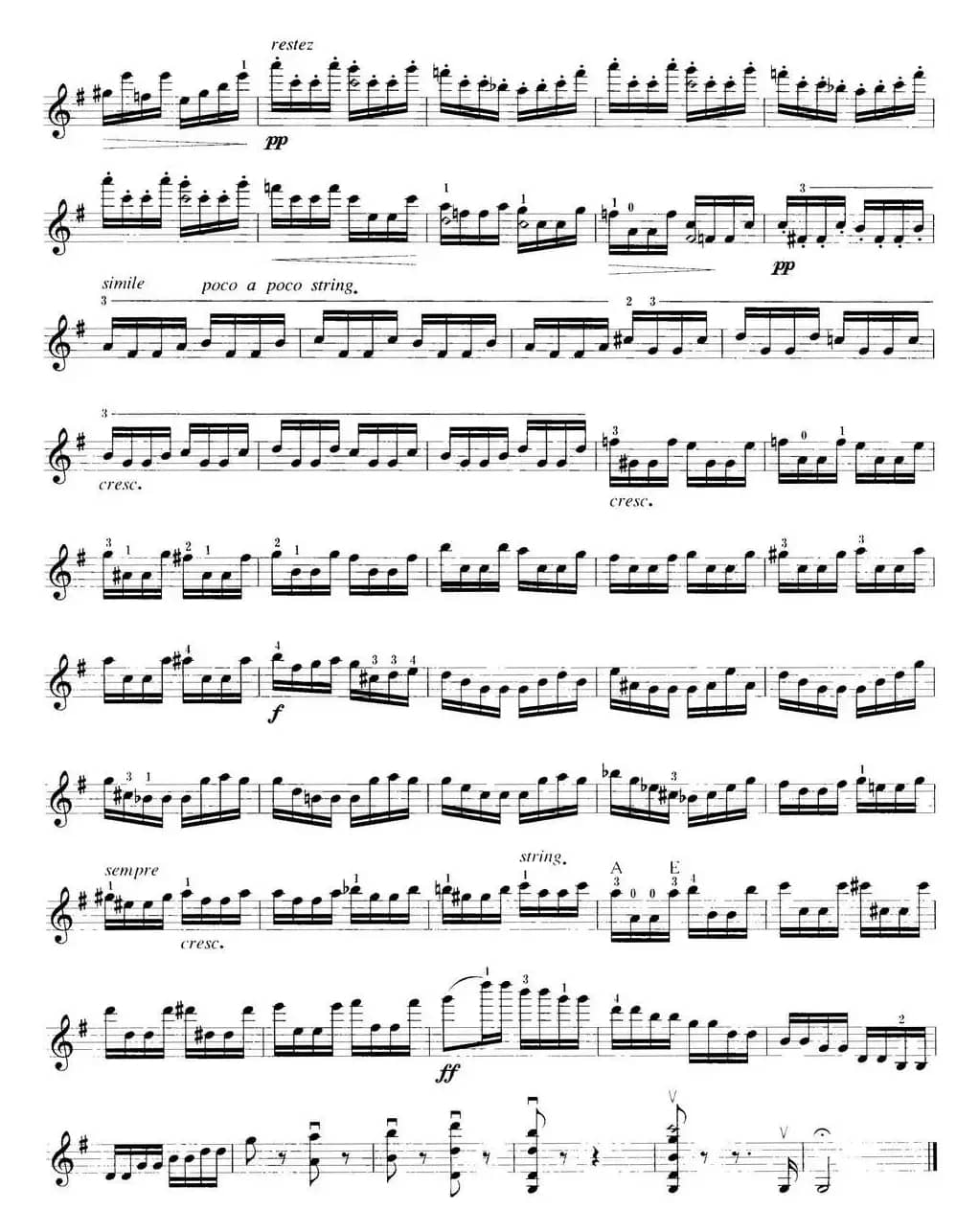 小提琴考级第八级：外国乐曲（7首）