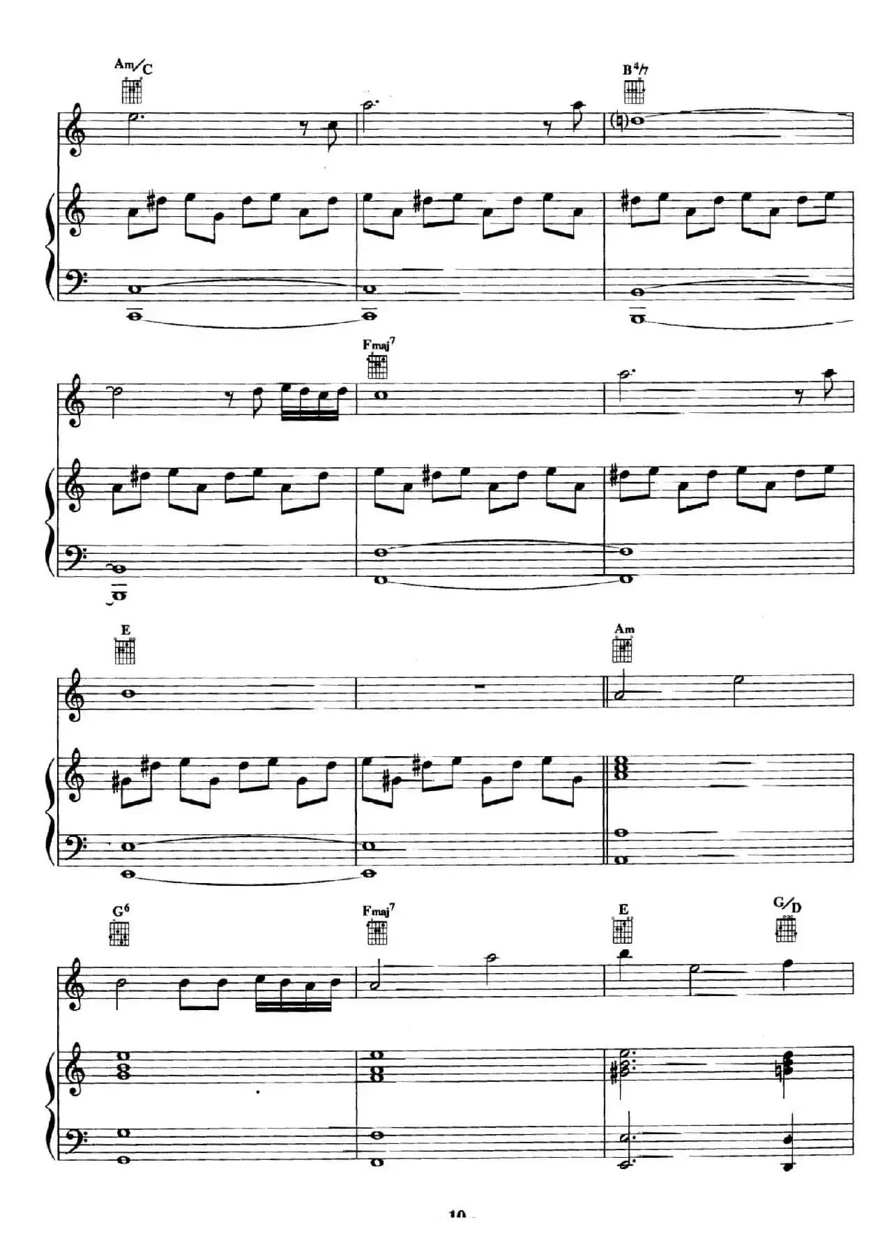 电影配乐大师莫瑞康最佳20首钢琴谱（Best of Ennio Morricone·2）