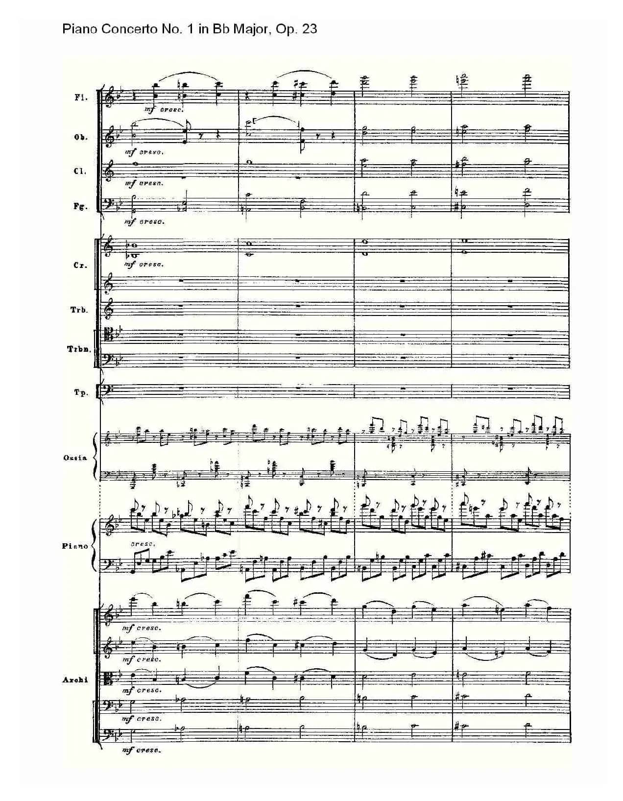 Bb大调第一钢琴协奏曲,Op.23第一乐章第二部（二）