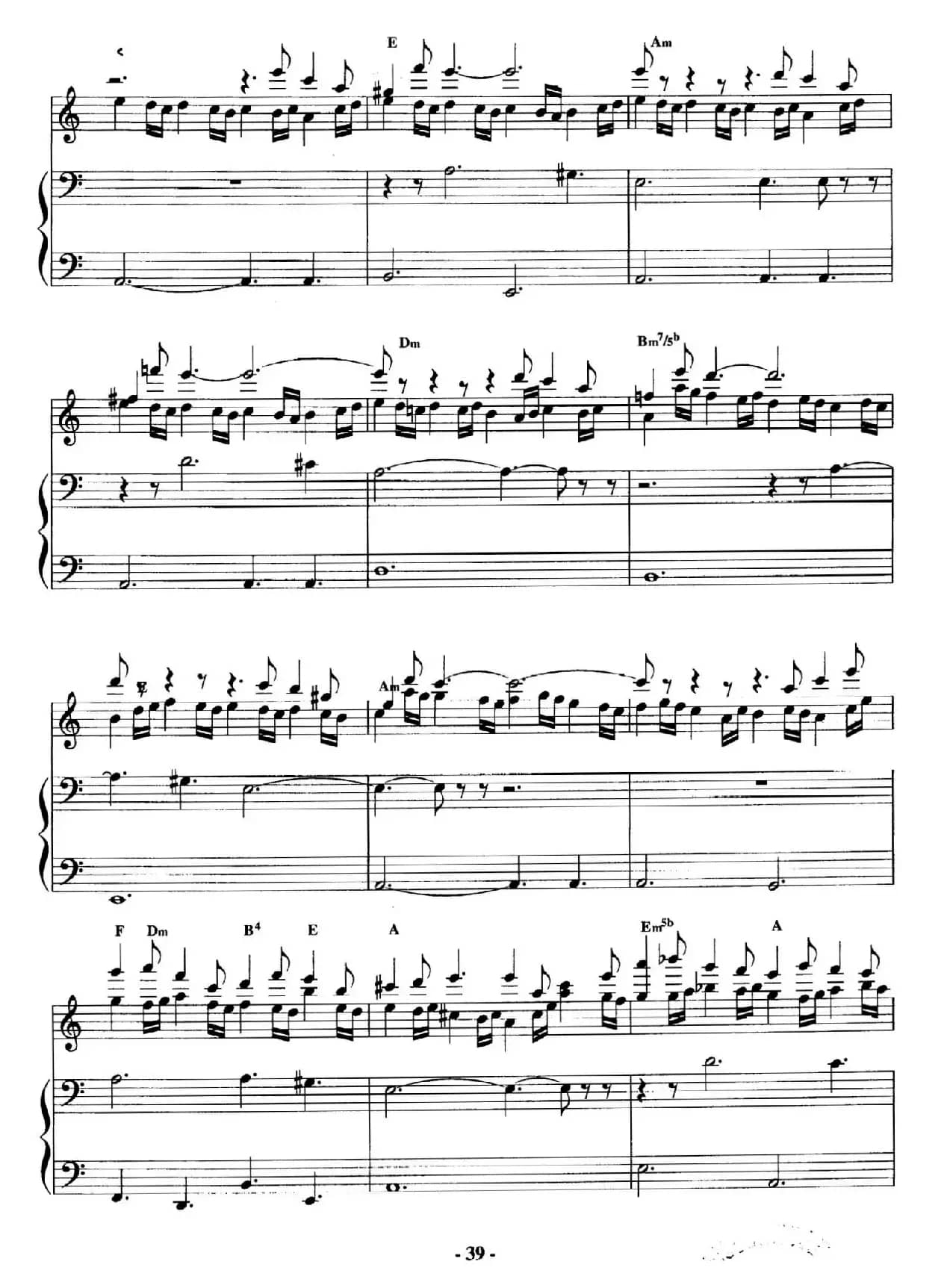 电影配乐大师莫瑞康最佳20首钢琴谱（Best of Ennio Morricone·11）