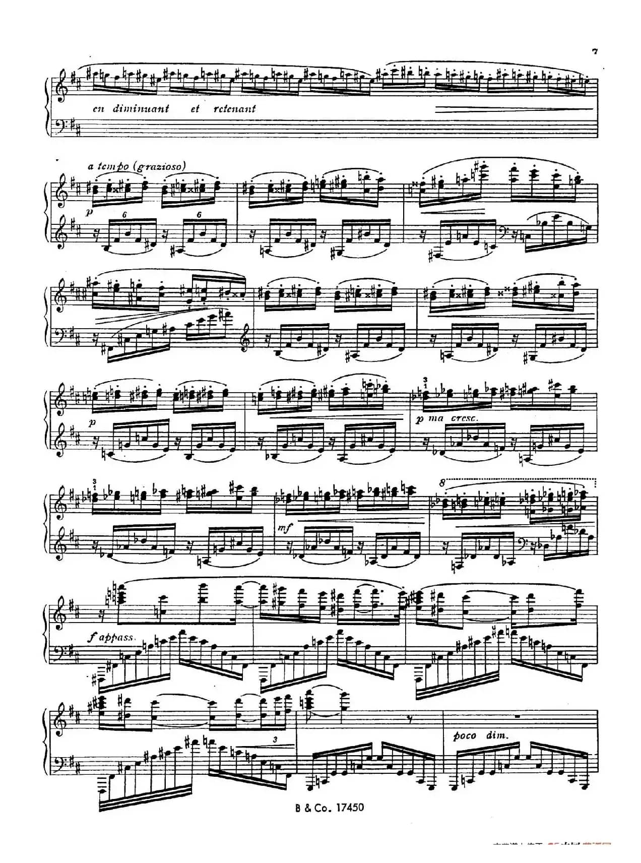 Premiere Etude de Concert Op.65(第一号音乐会练习曲)
