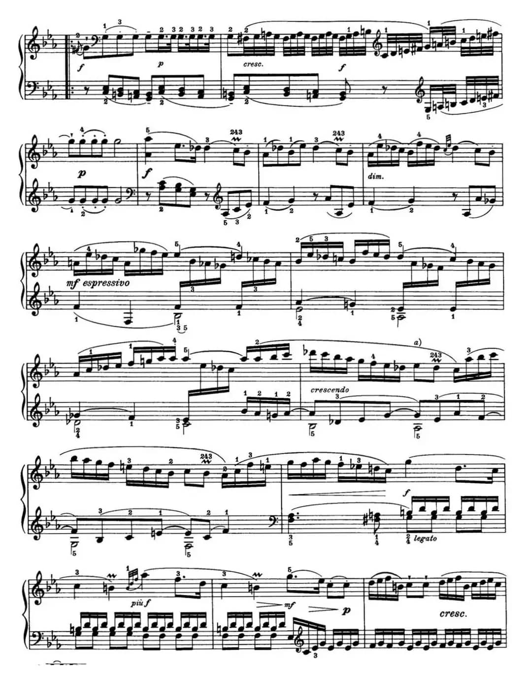 海顿 钢琴奏鸣曲 Hob XVI 38 in E-flat major