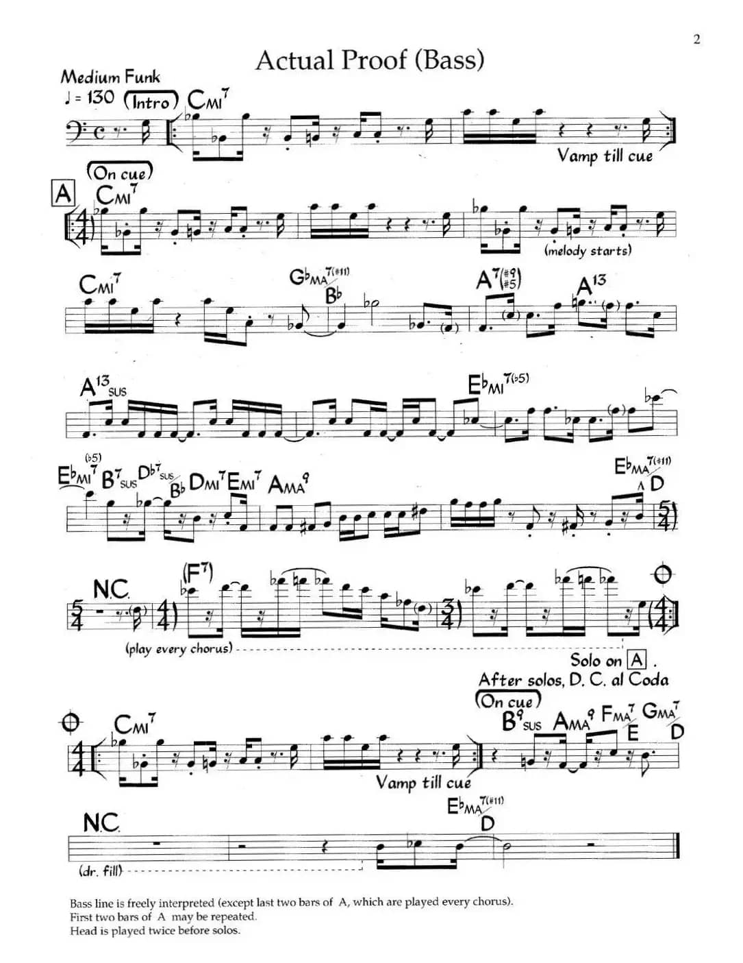 Actual Proof（爵士钢琴曲）