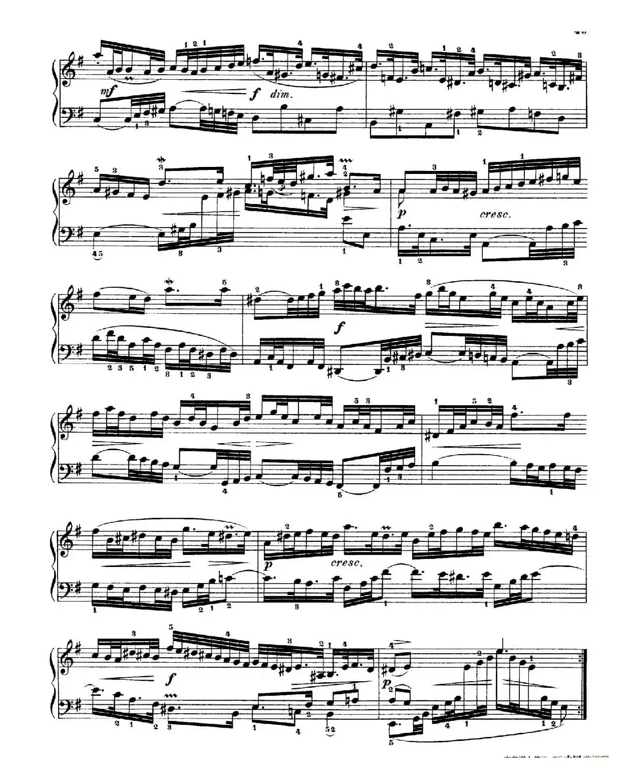 Six Partitas BWV 825-830（6首帕蒂塔·6）