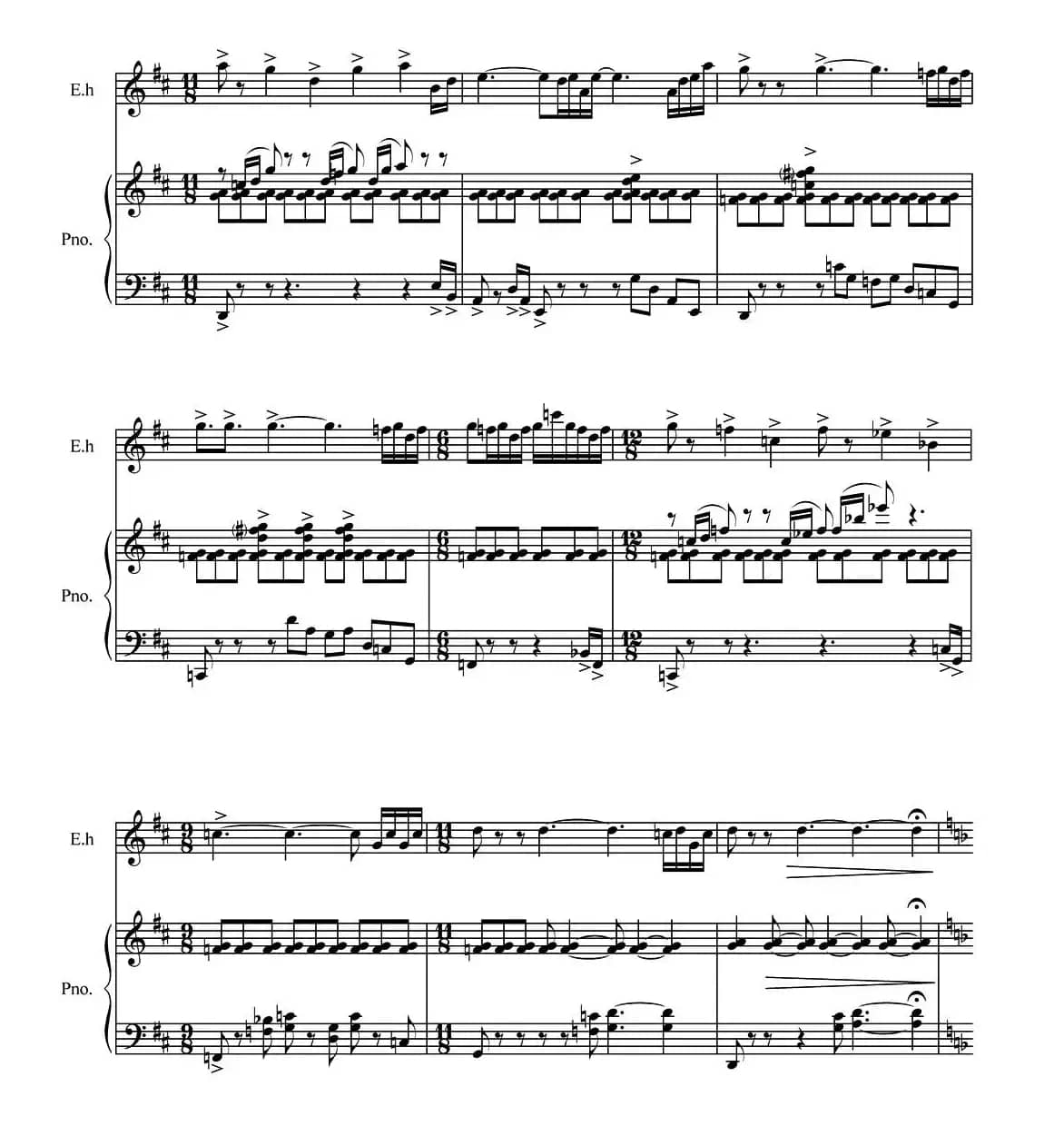 第四二胡狂想曲（二胡独奏+钢琴伴奏）