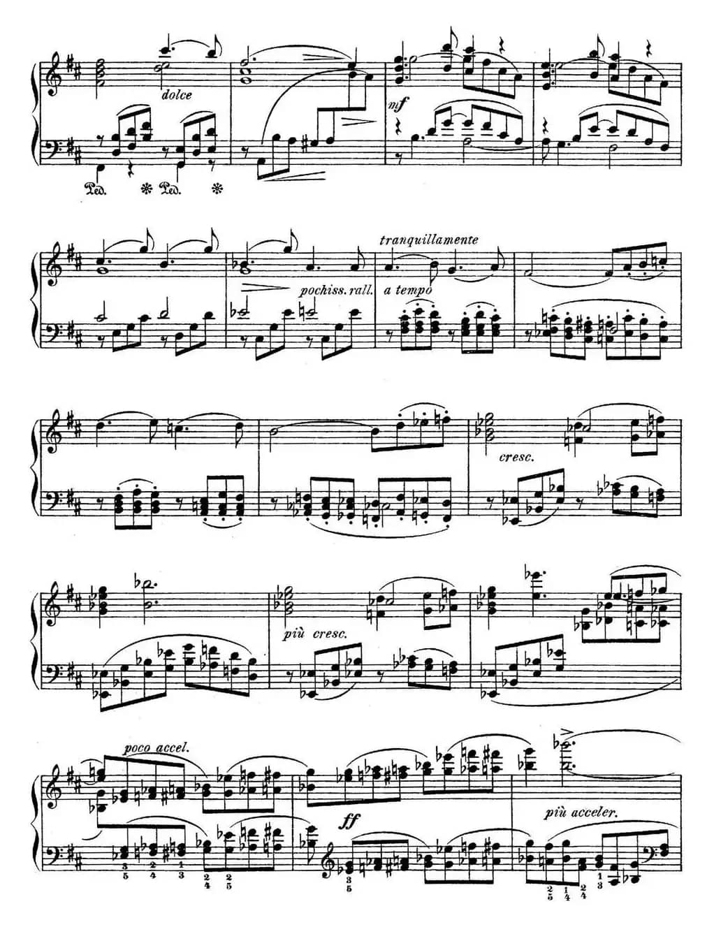 莫什科夫斯基-幻想小品集Op.52（Ⅰ）