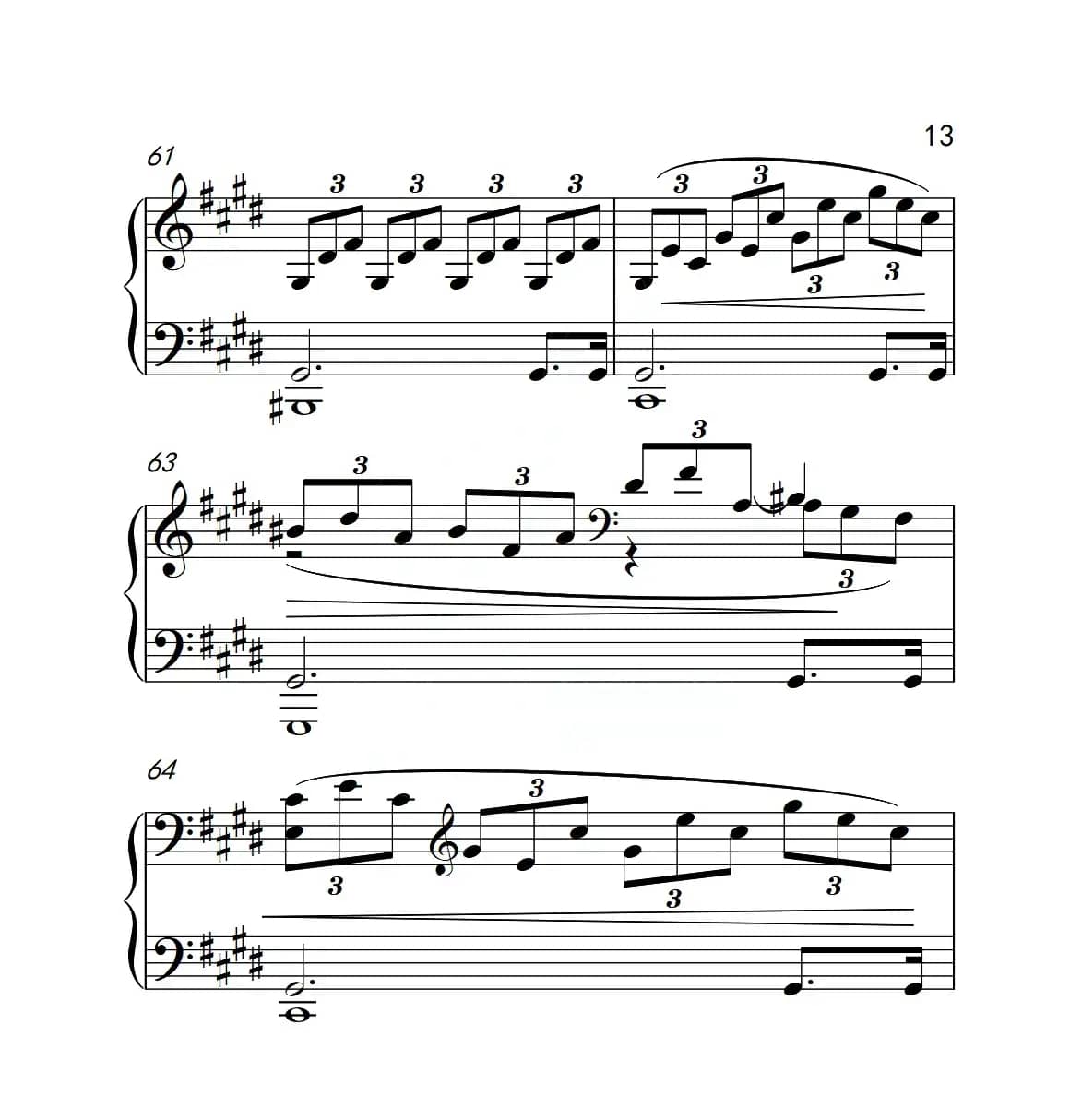 第六级 奏鸣曲（中国音乐学院钢琴考级作品1~6级）