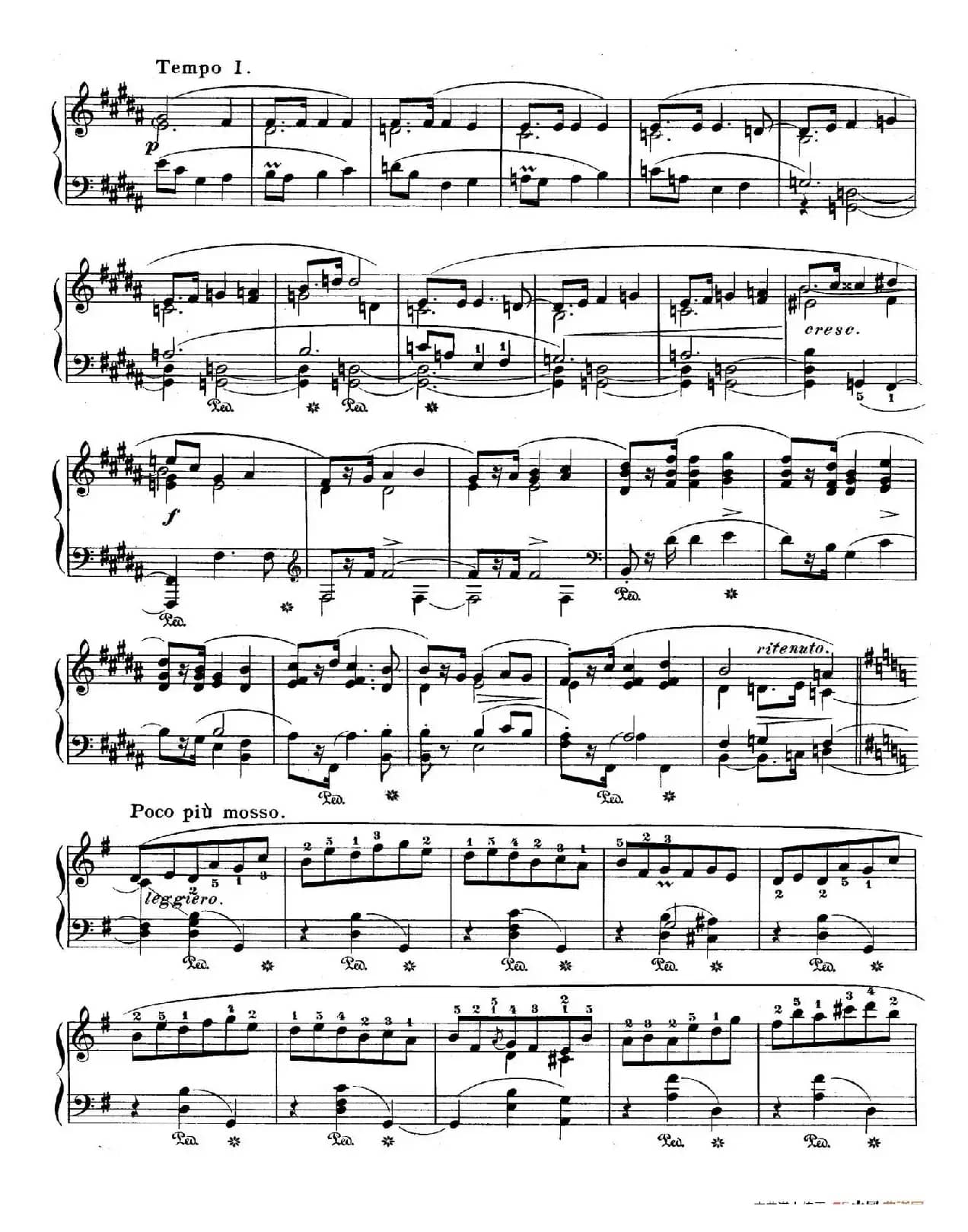 Trois Mazurkas Op.56（3首玛祖卡舞曲·1）