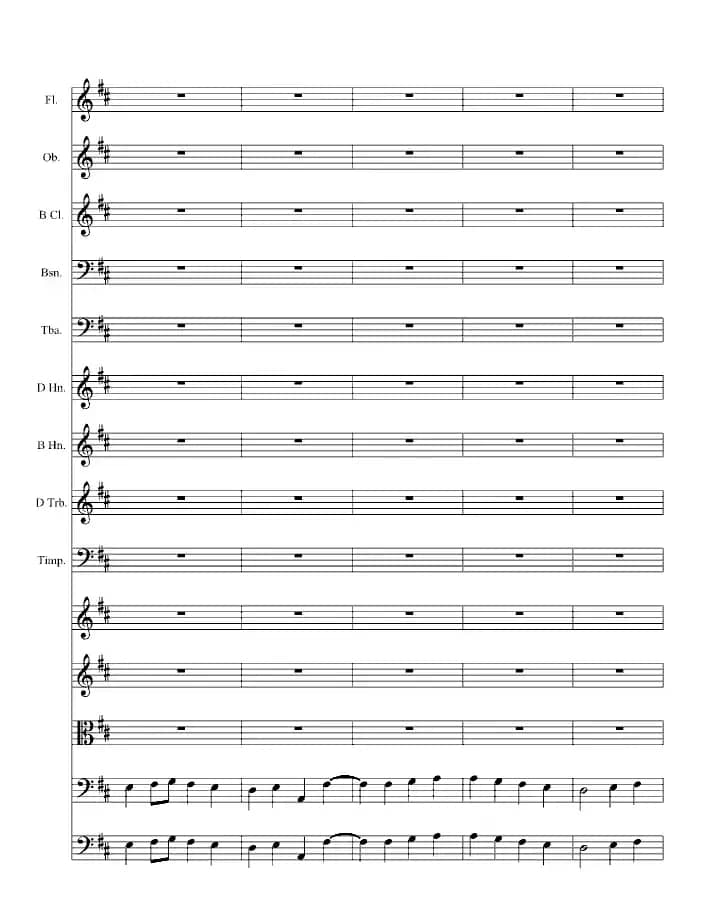 欢乐颂（总谱）