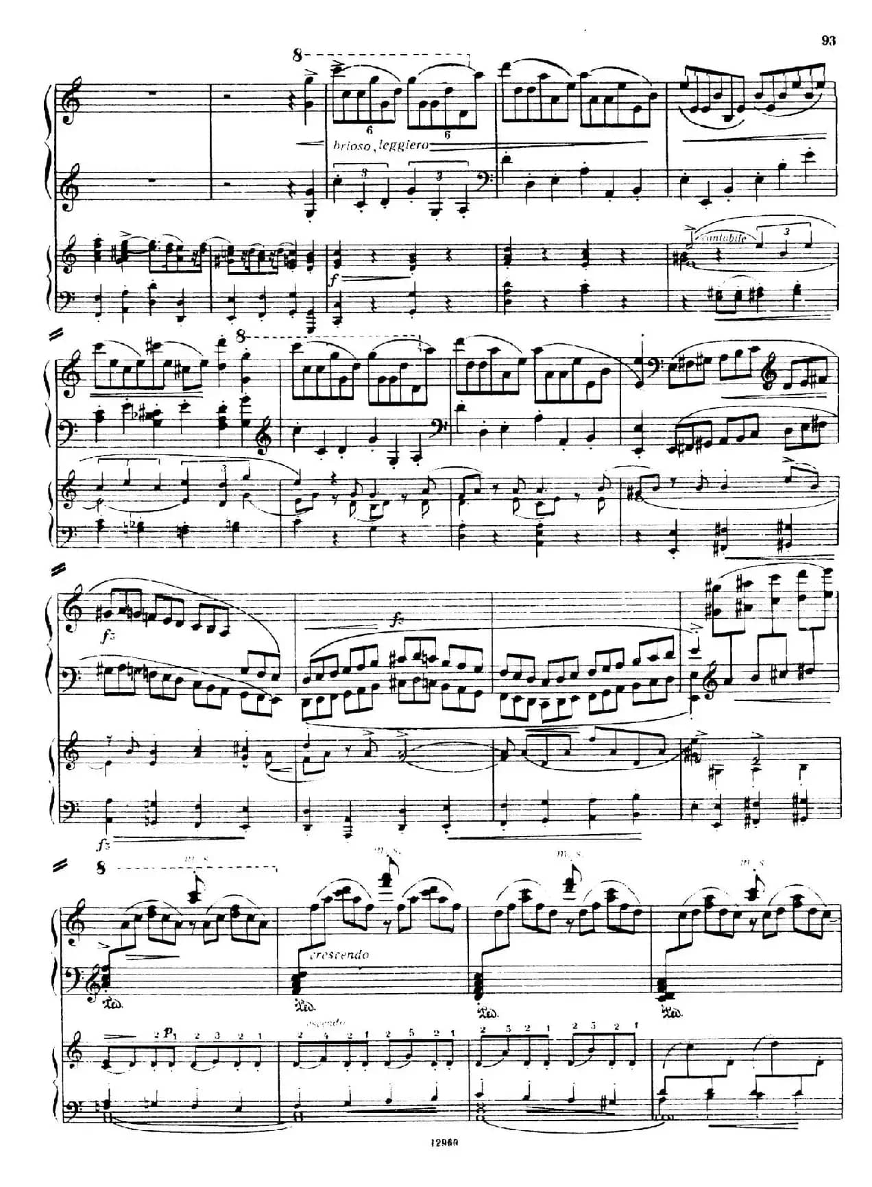 Piano Concerto No.2 in c Minor Op.50（c小调第二钢琴协奏曲·Ⅲ·双钢琴）
