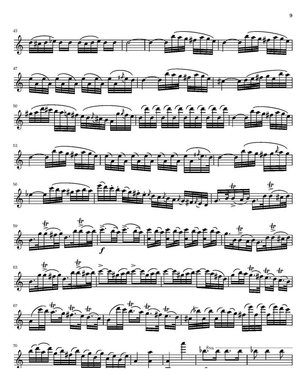 String Quartet nr.18 in E minor（E小调弦乐四重奏）（第一小提琴分谱）