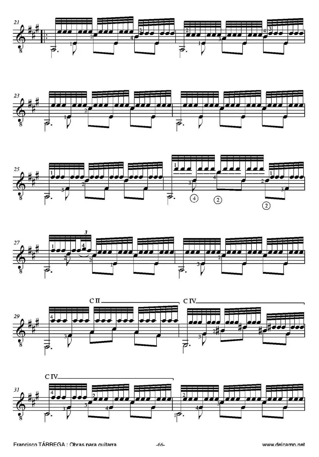 RECUERDOS DE LA ALHAMBRA(Hommage a I'eminent artiste Alfed Cottin)（古典吉他）