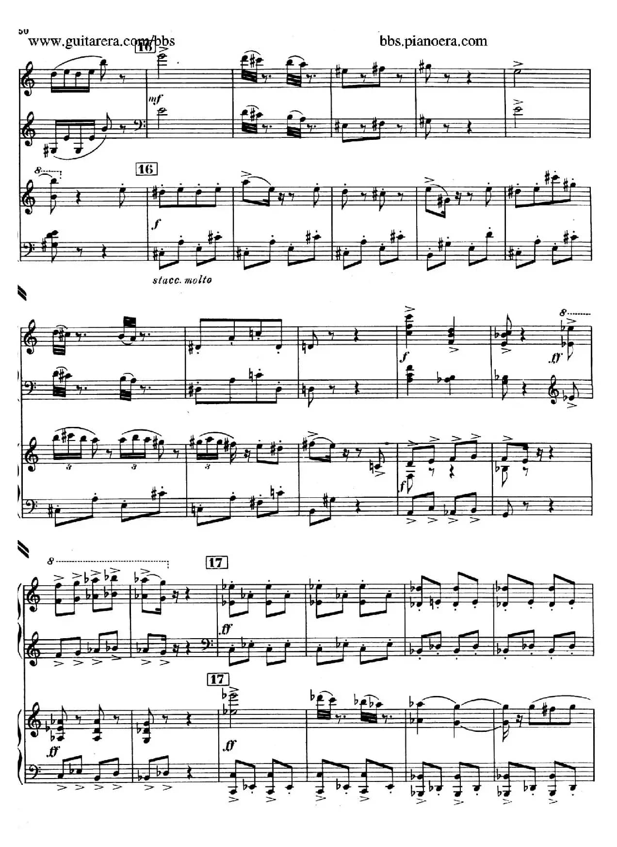 Piano Concerto in c-sharp Minor（升c小调钢琴协奏曲·第三乐章）