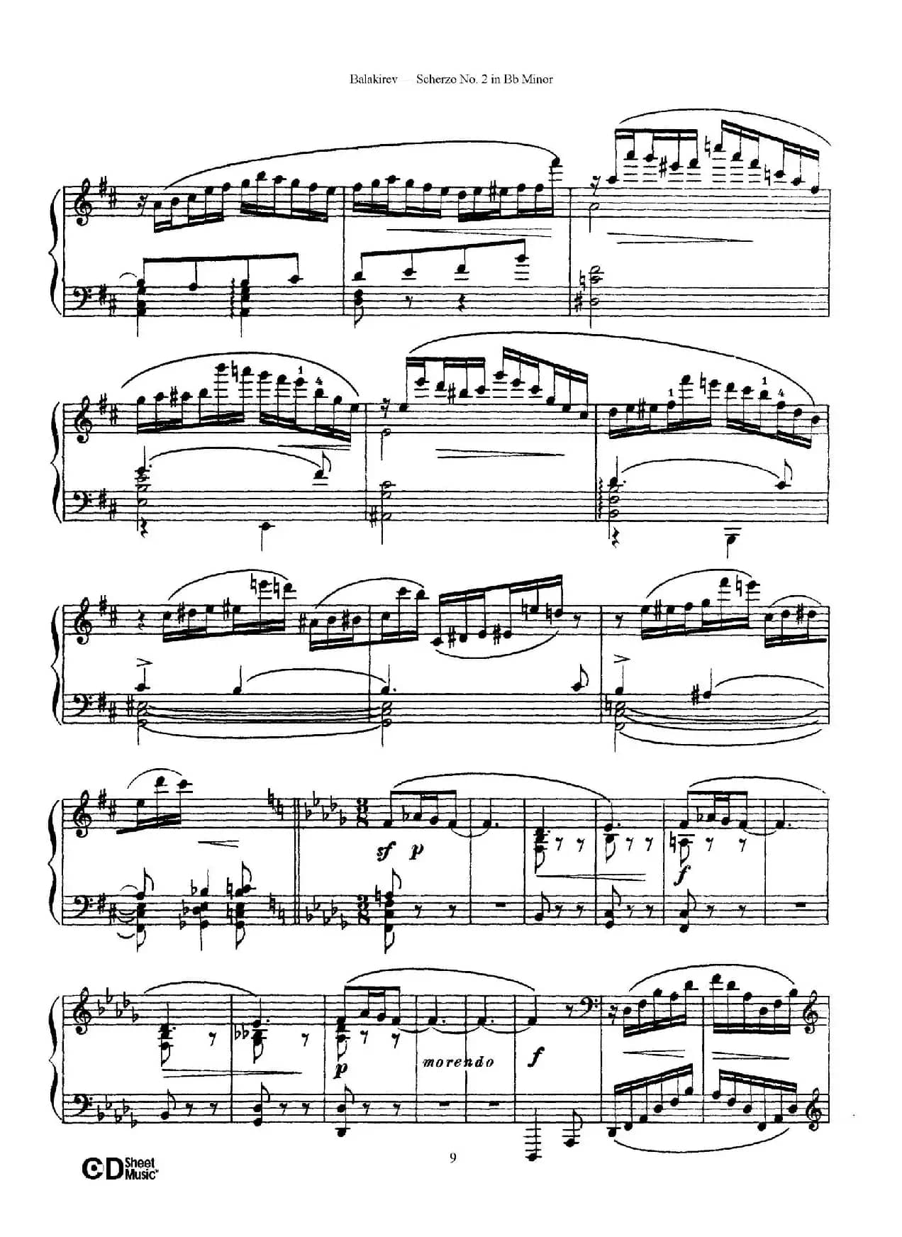 Scherzo No.2 in B-flat Minor（降b小调第二谐谑曲）