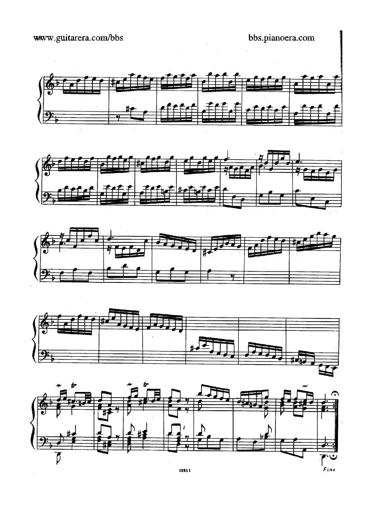 Suite No.3 in d Minor HWV 428（d小调第三组曲）